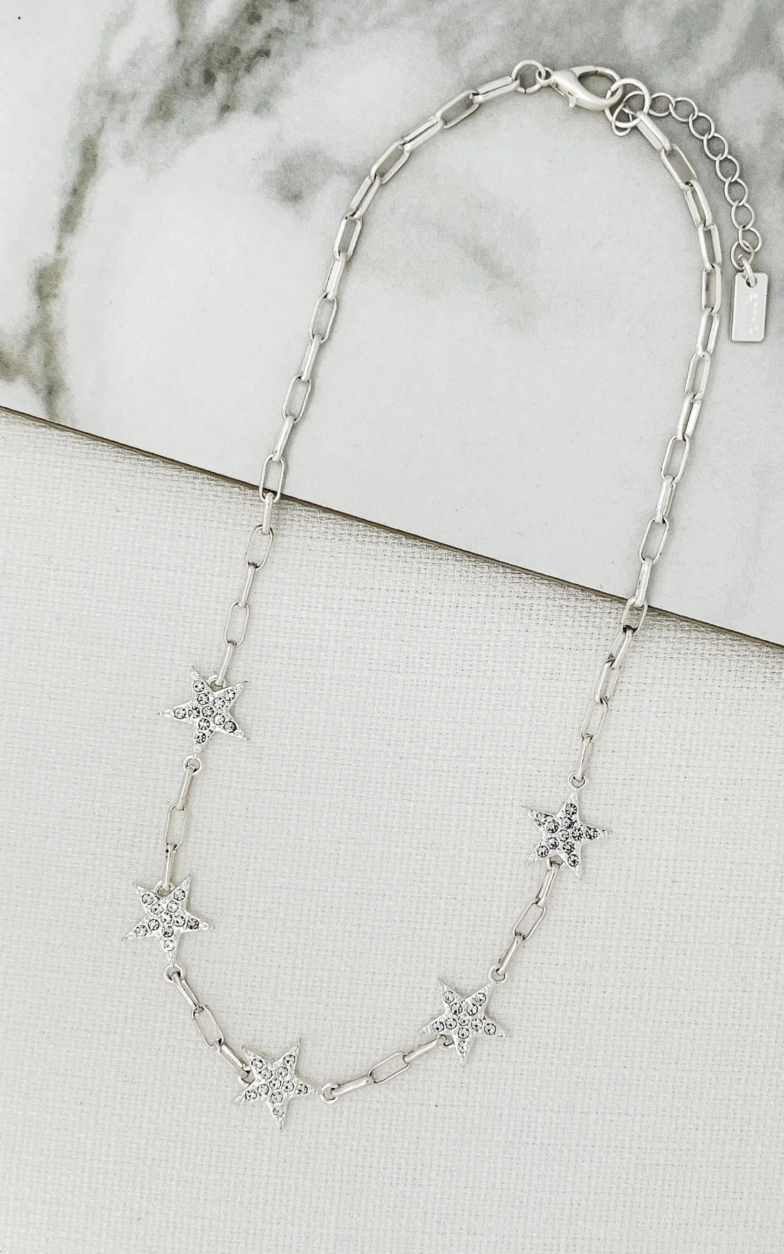 Envy Silver Star Necklace