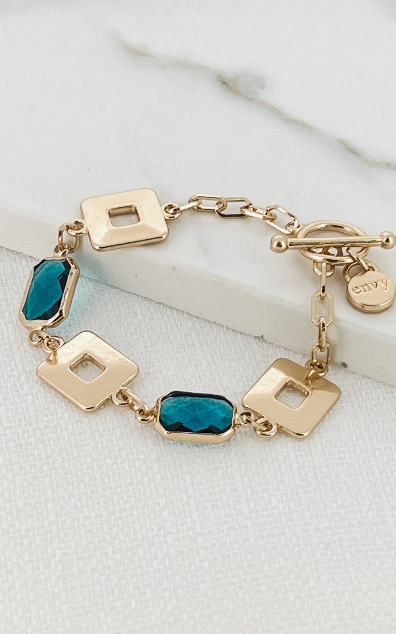 Envy Gold and Blue Bracelet
