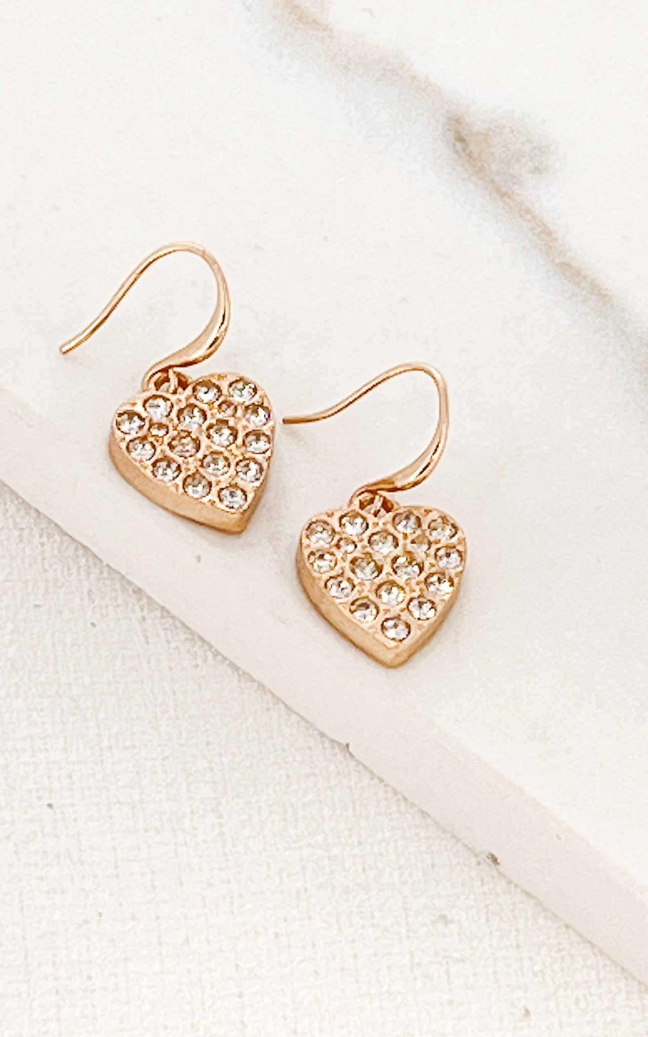 Envy Gold Heart Earrings