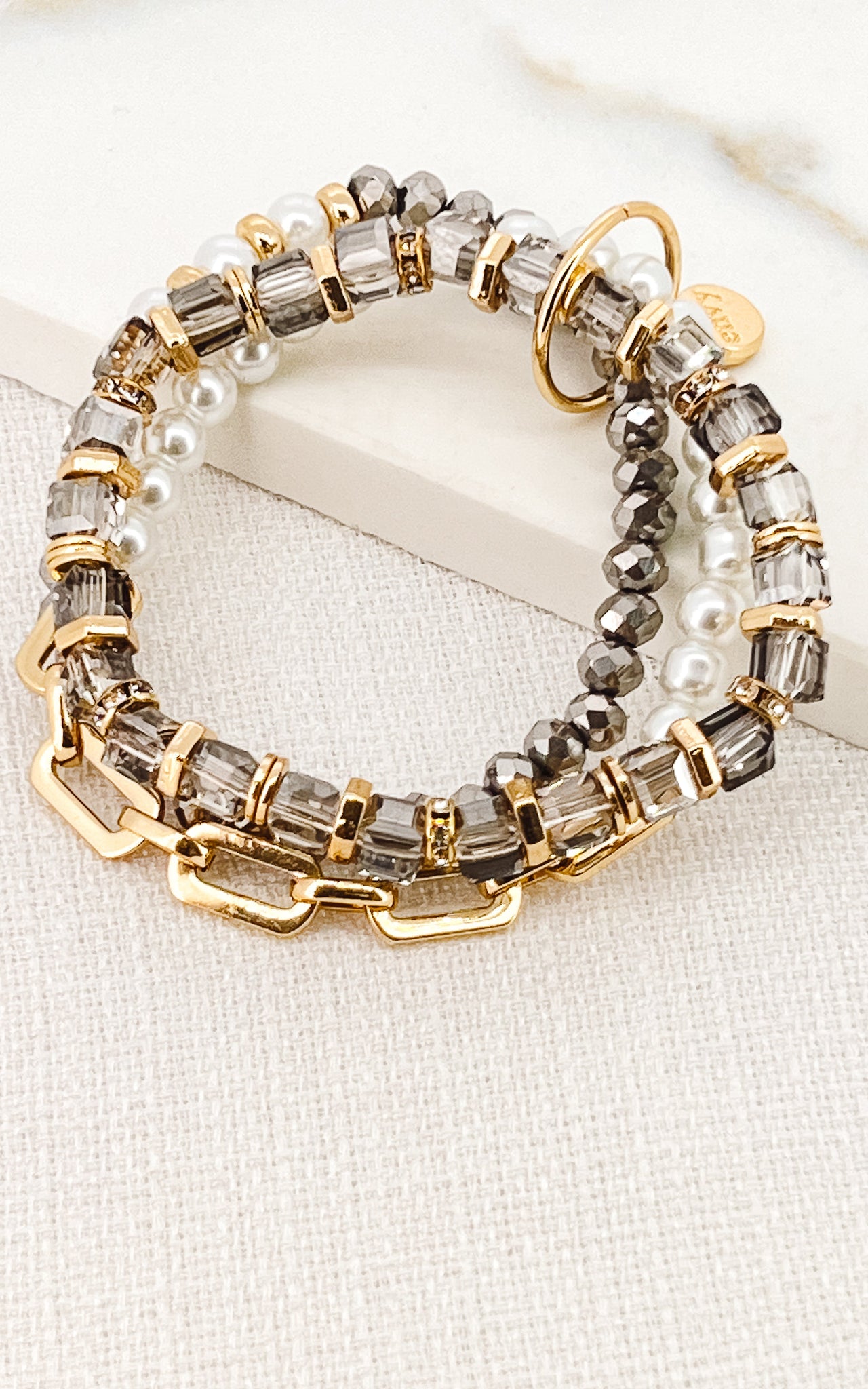 Envy Gold Pearl Style Bracelet
