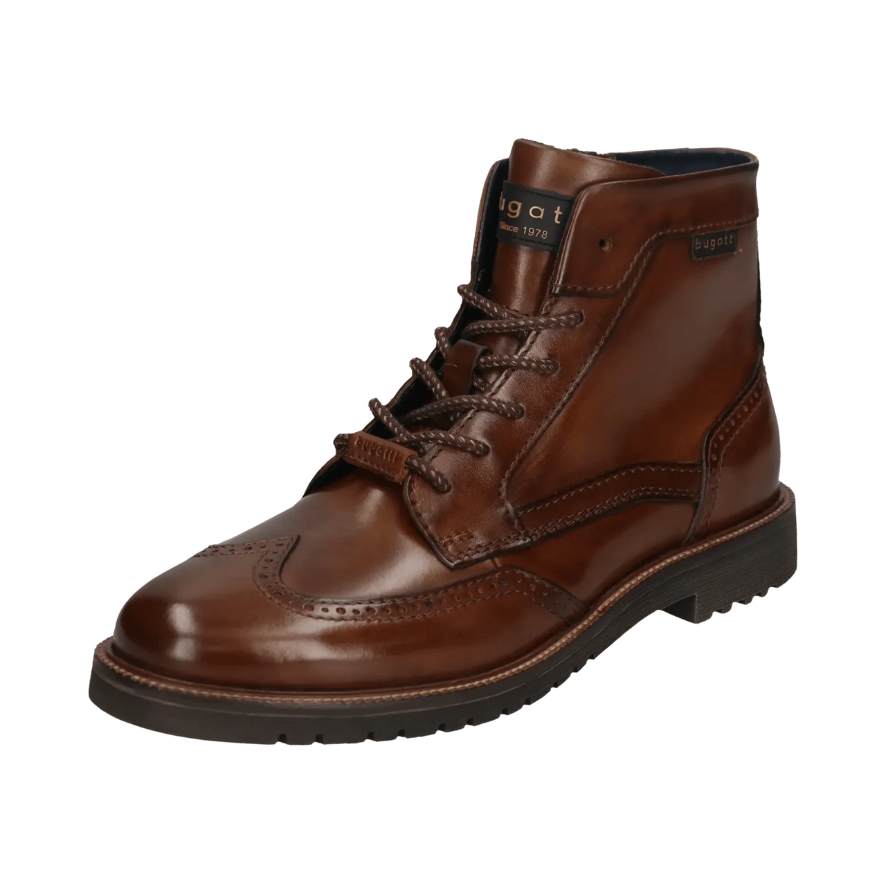 Bugatti Men's Lace-Up Cognac Boot