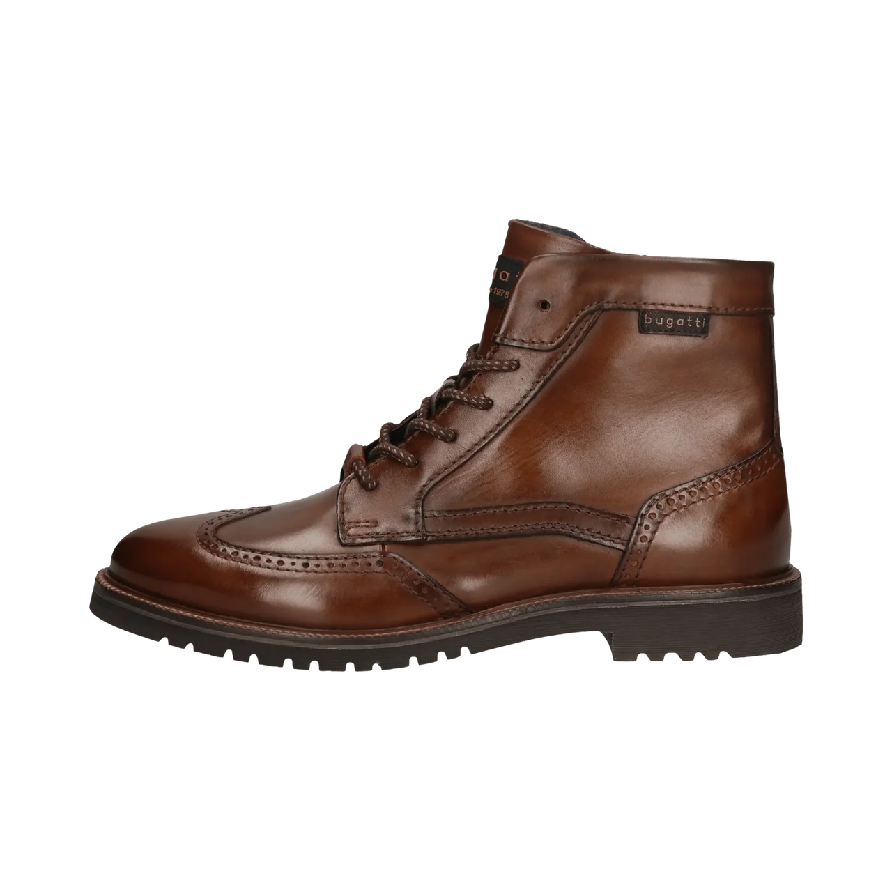 Bugatti Men's Lace-Up Cognac Boot