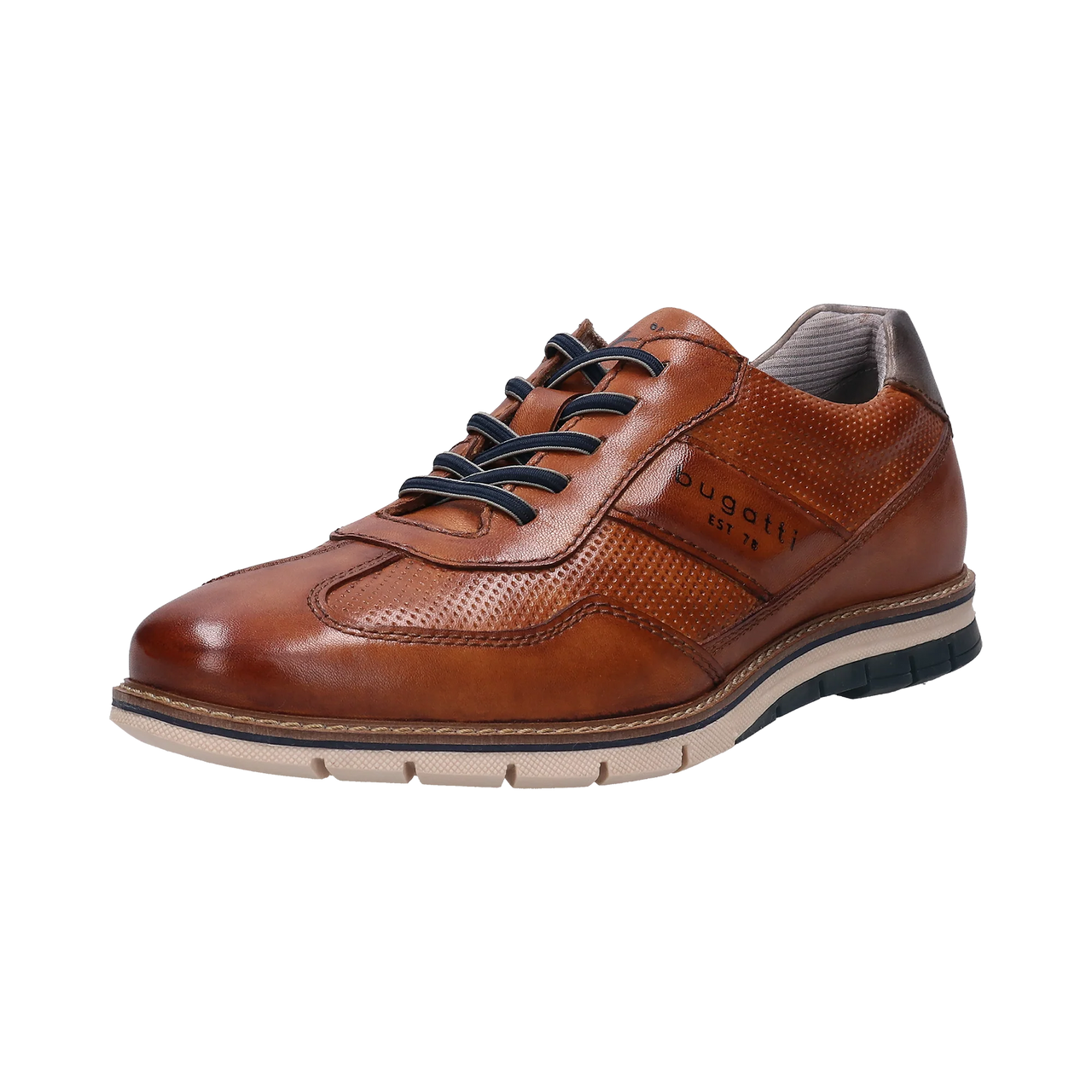 Bugatti Lace Up Cognac Shoes
