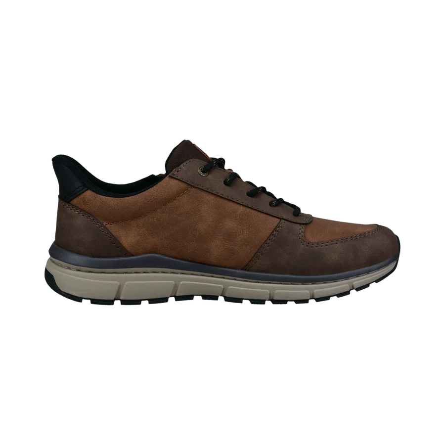 Bugatti Brown Sonic Brown Leather Trainers