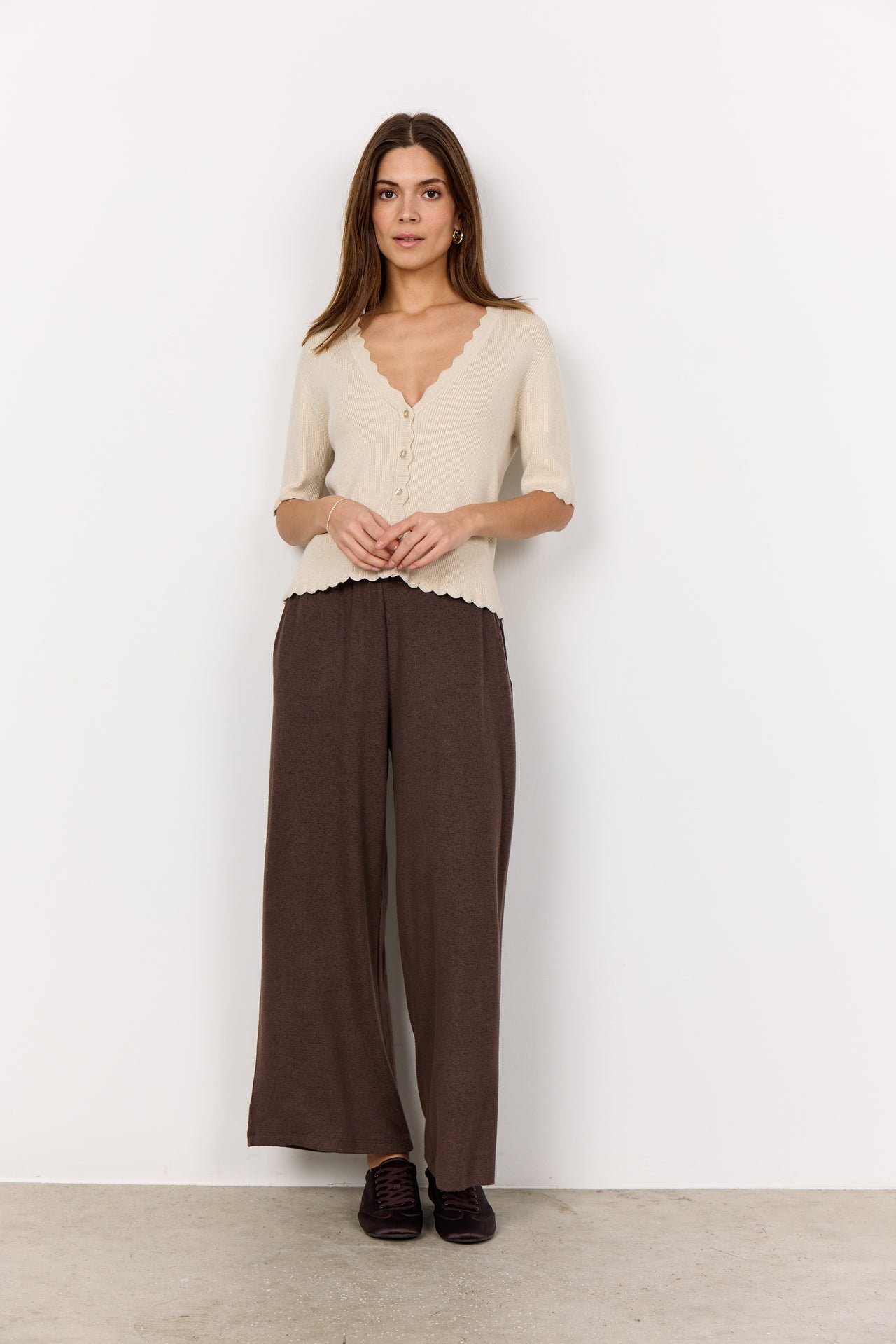 Soya Concept DOLLIE Cardigan - Cream Melange