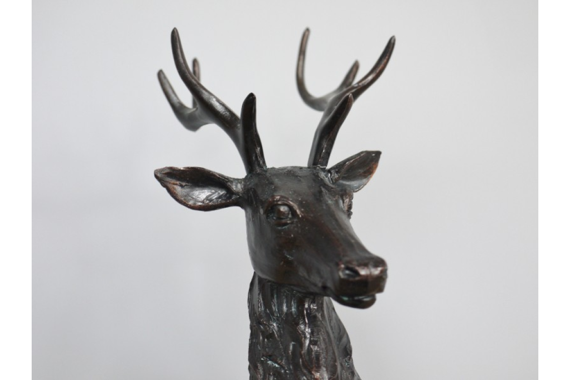 Dutch Imports Stag On Plinth
