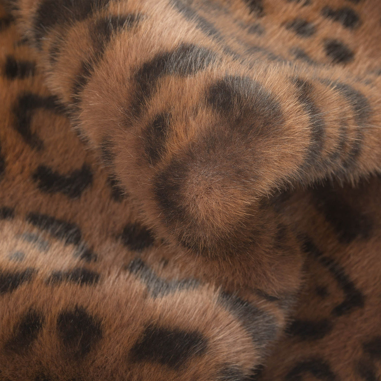DENTS Women's Faux Fur Pull-Through Scarf - Animal Print