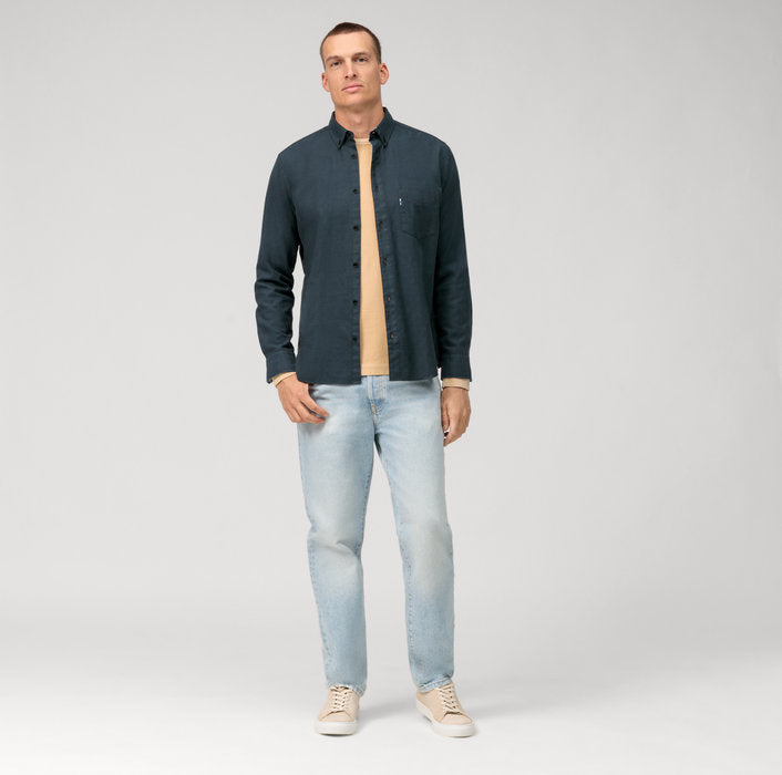 OLYMP Casual regular fit / Black / Button-down / 40424468