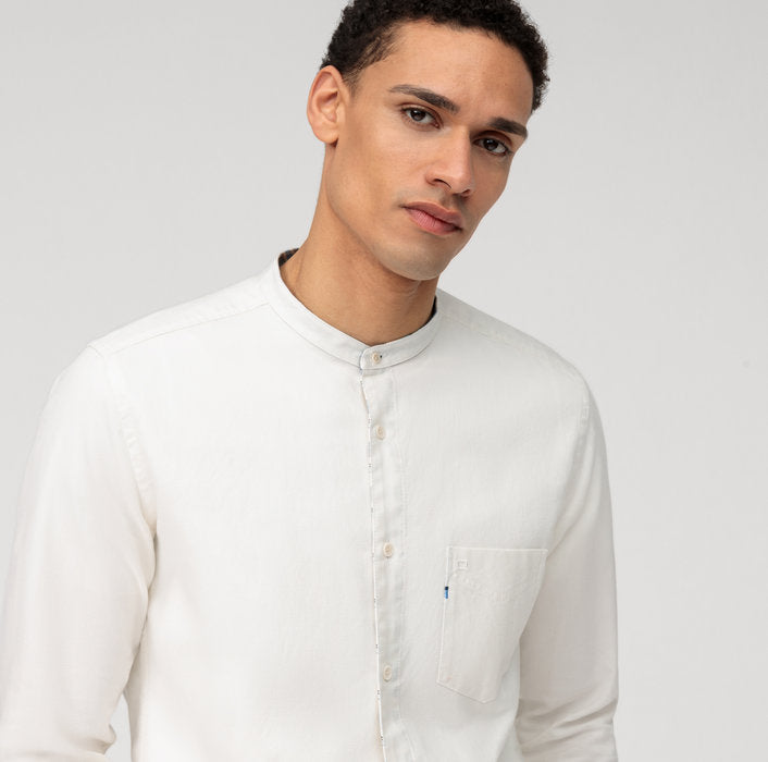 OLYMP Casual regular fit / White / Stand-up collar / 41084400