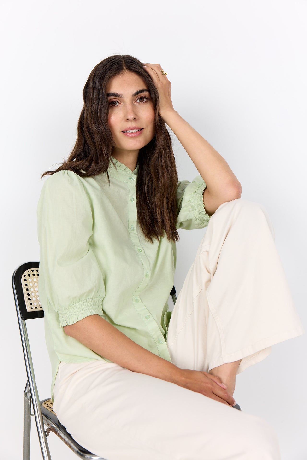 Soya Concept Caliste Shirt - Bok Choy