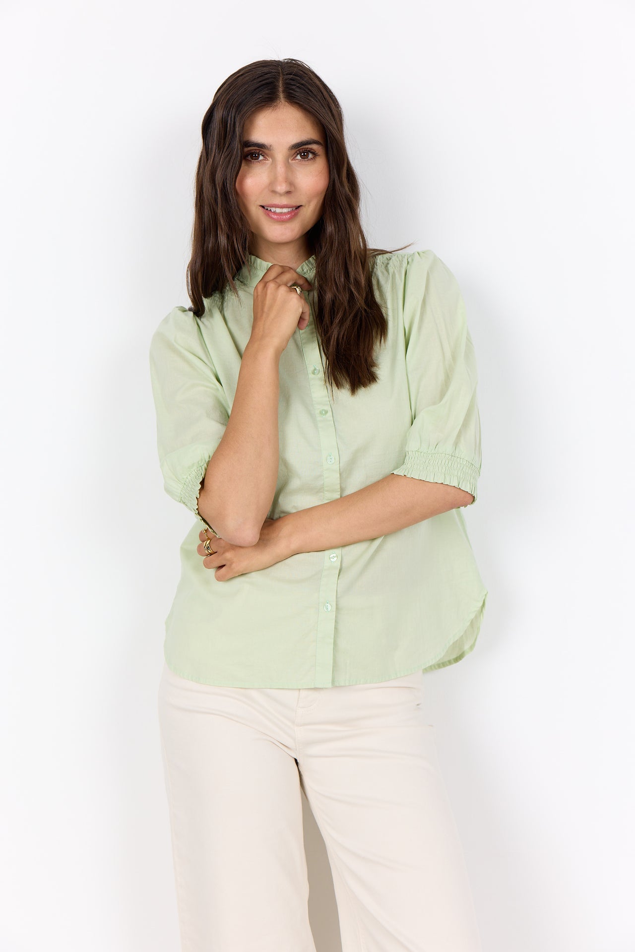 Soya Concept Caliste Shirt - Bok Choy