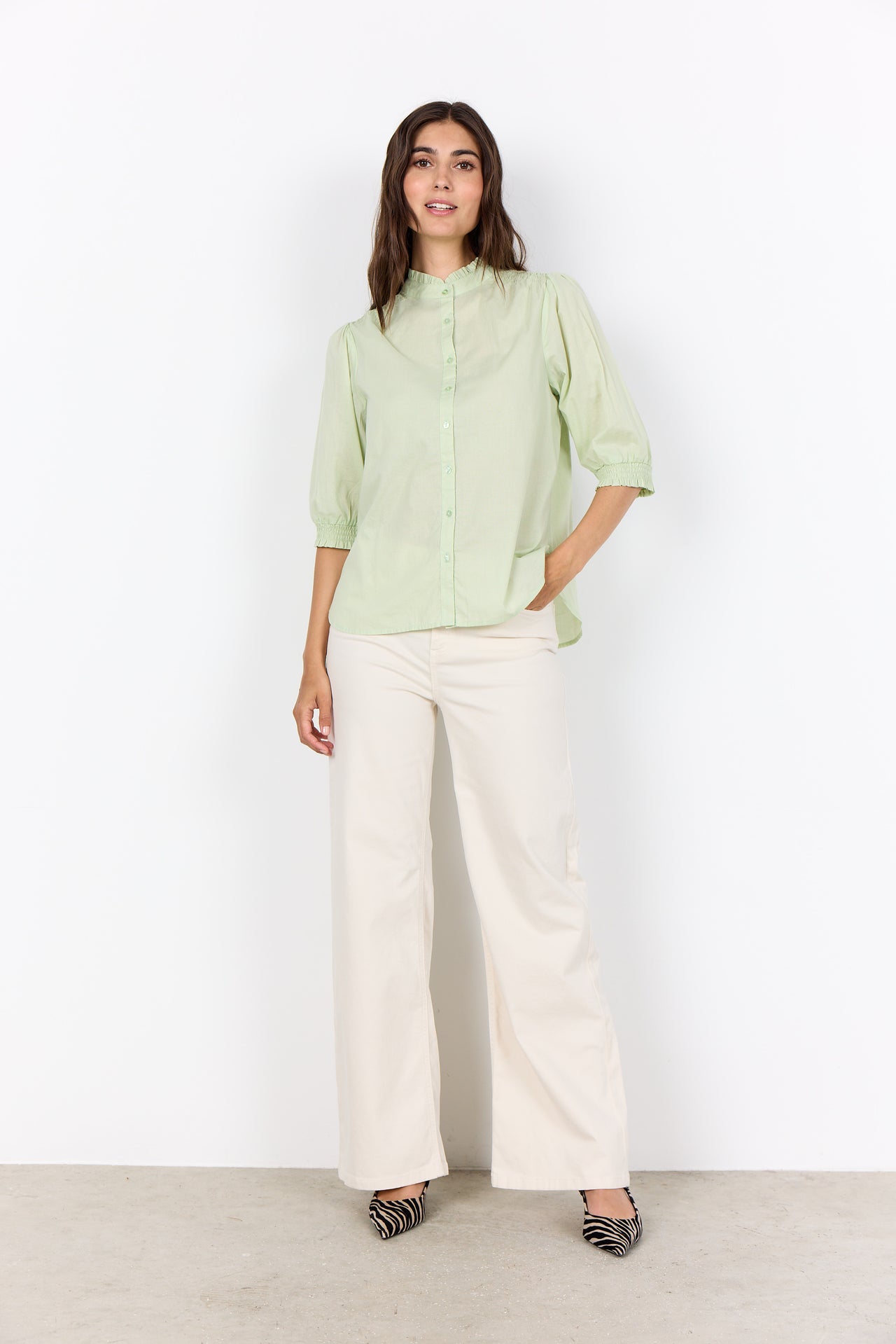 Soya Concept Caliste Shirt - Bok Choy