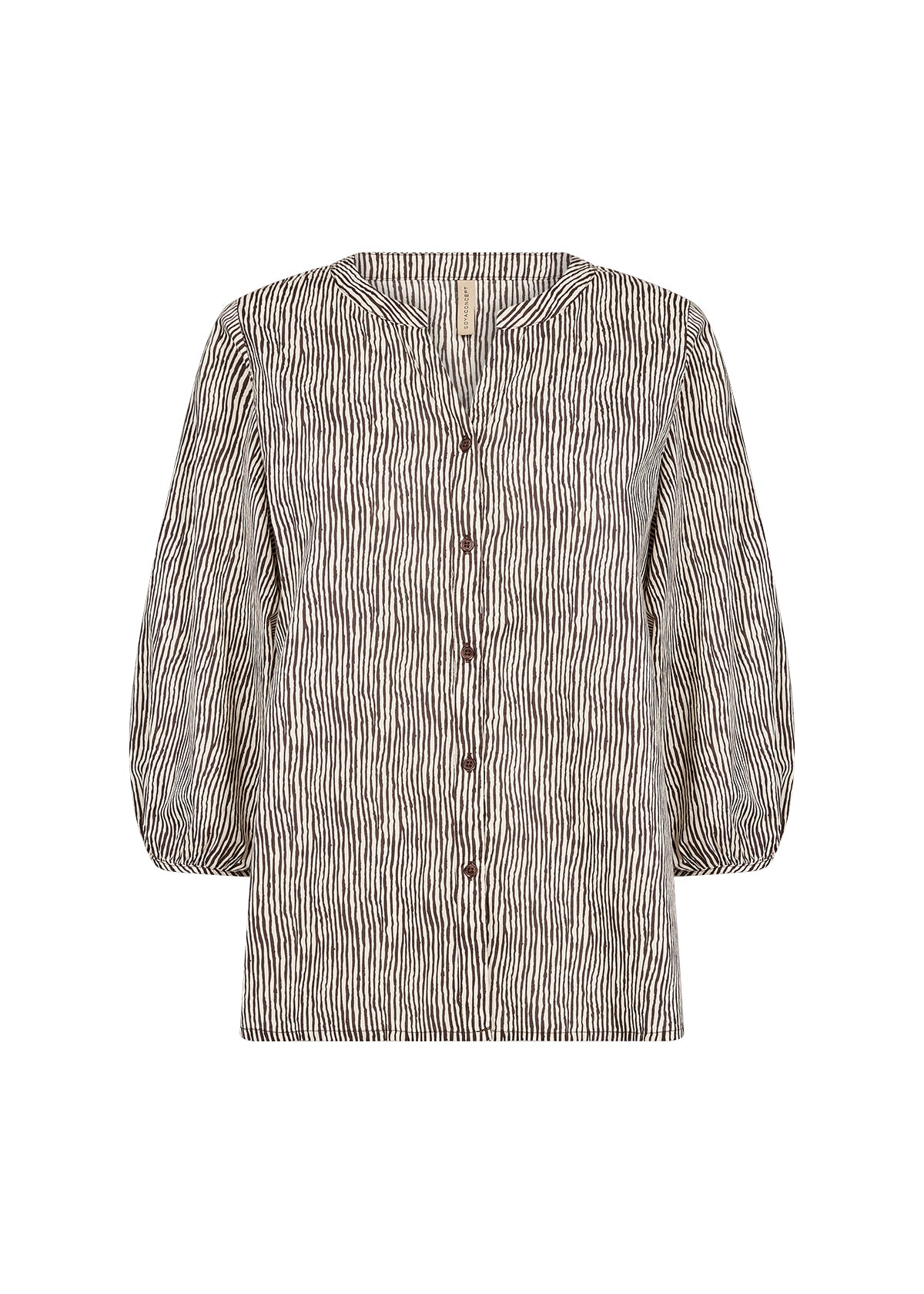 Soya Concept SAIMA Blouse - Hot Fudge Combi