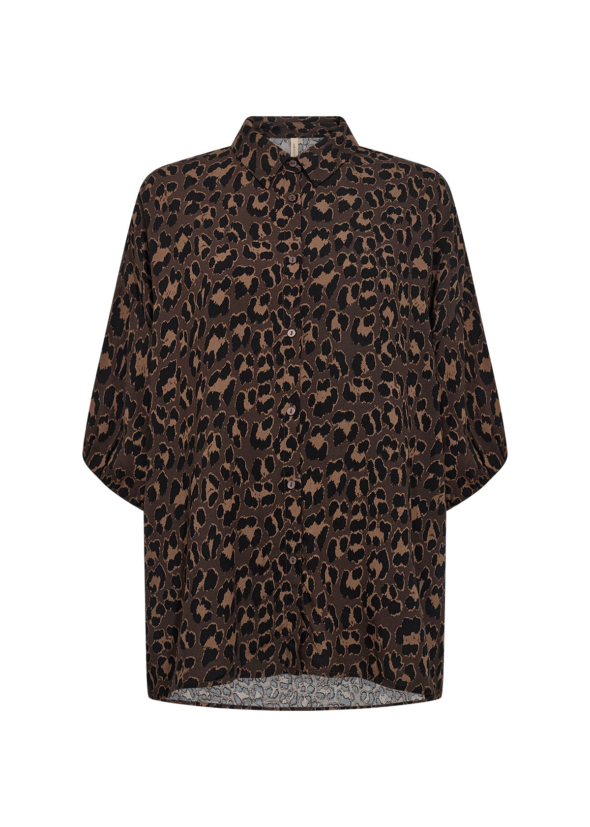 Soya Concept SAFIRA Shirt - Brown/Animal Print