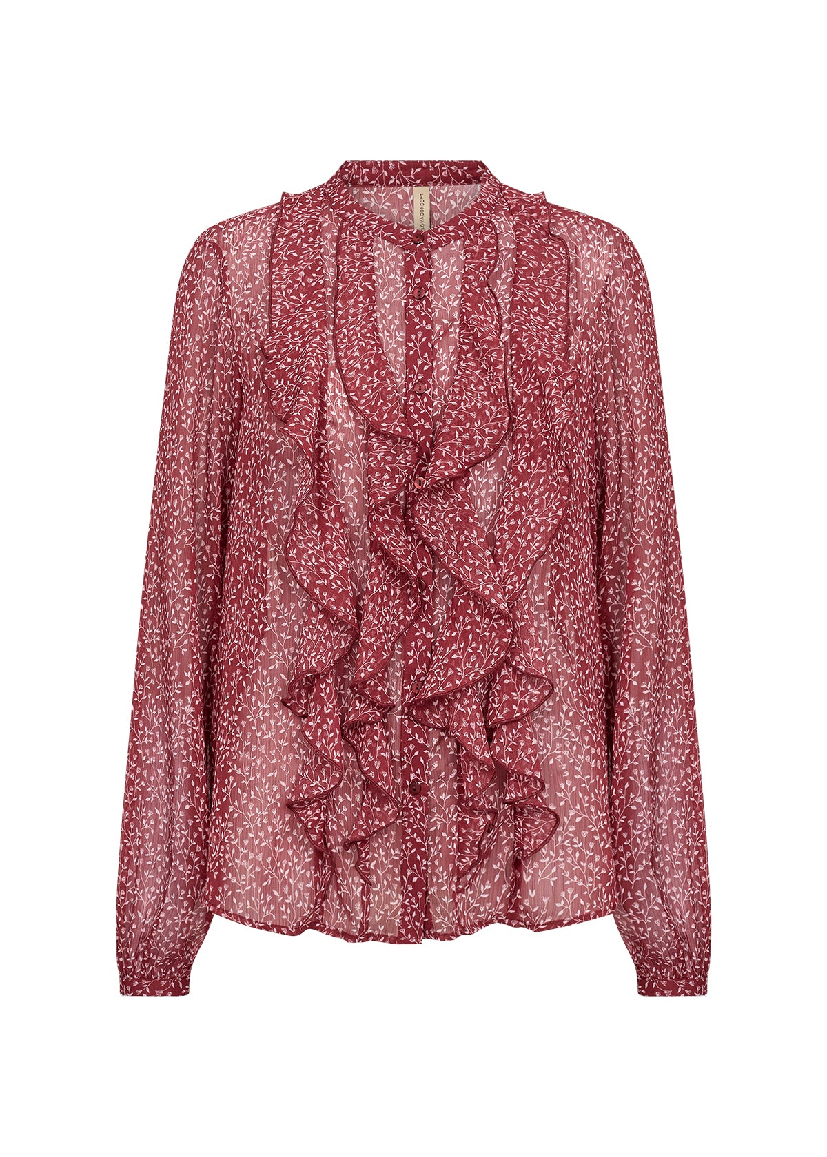 Soya Concept Bebbie Shirt - Dark Red Combi