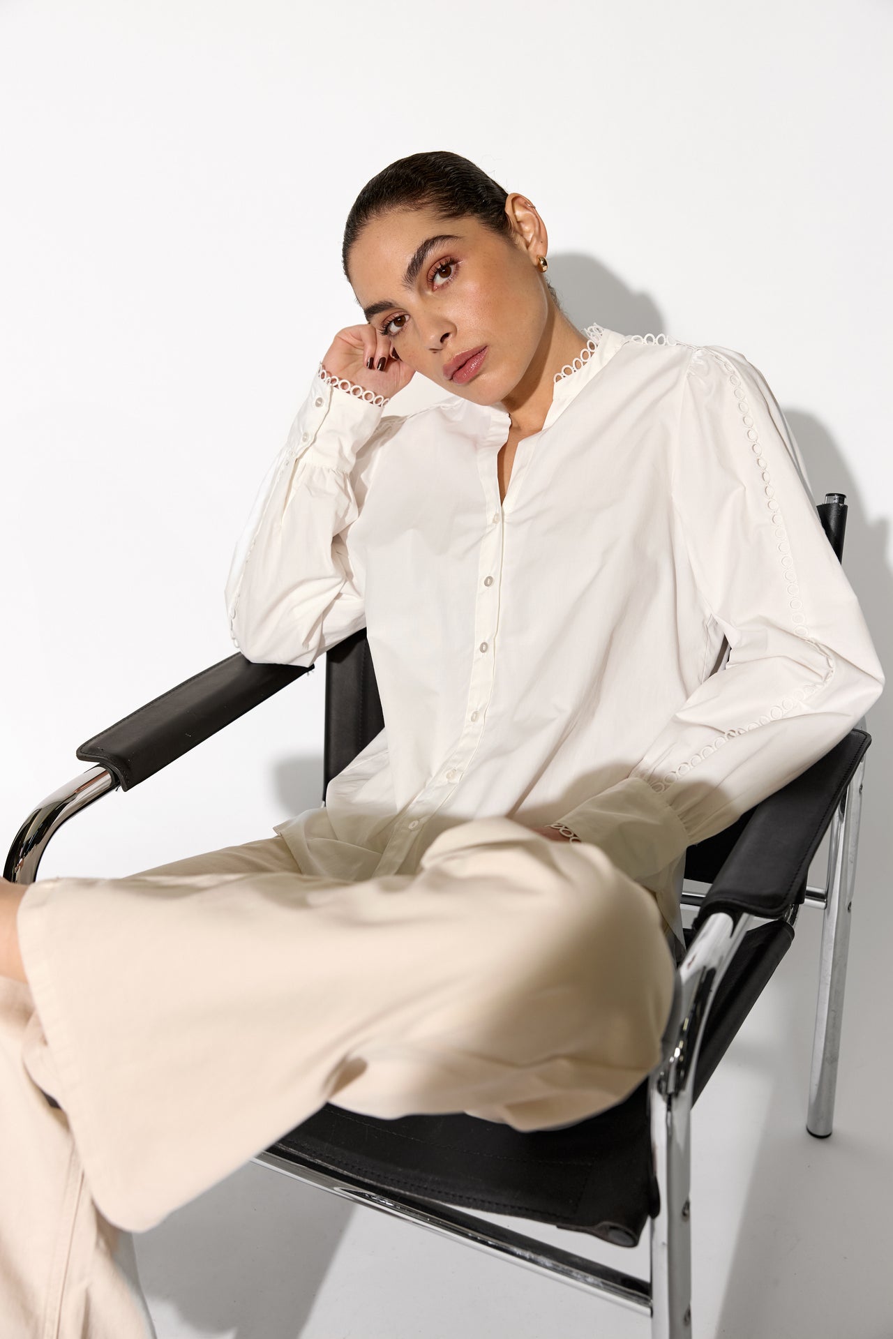 Soya Concept Netti Shirt - White