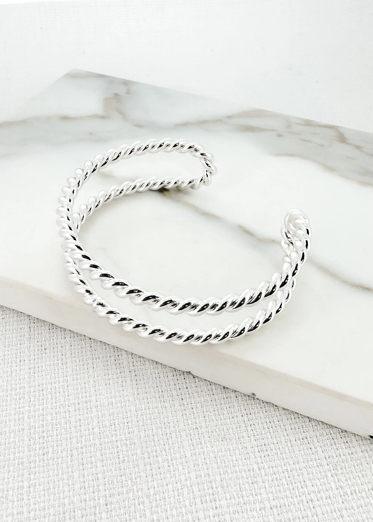 Envy Silver Cuff Bracelet