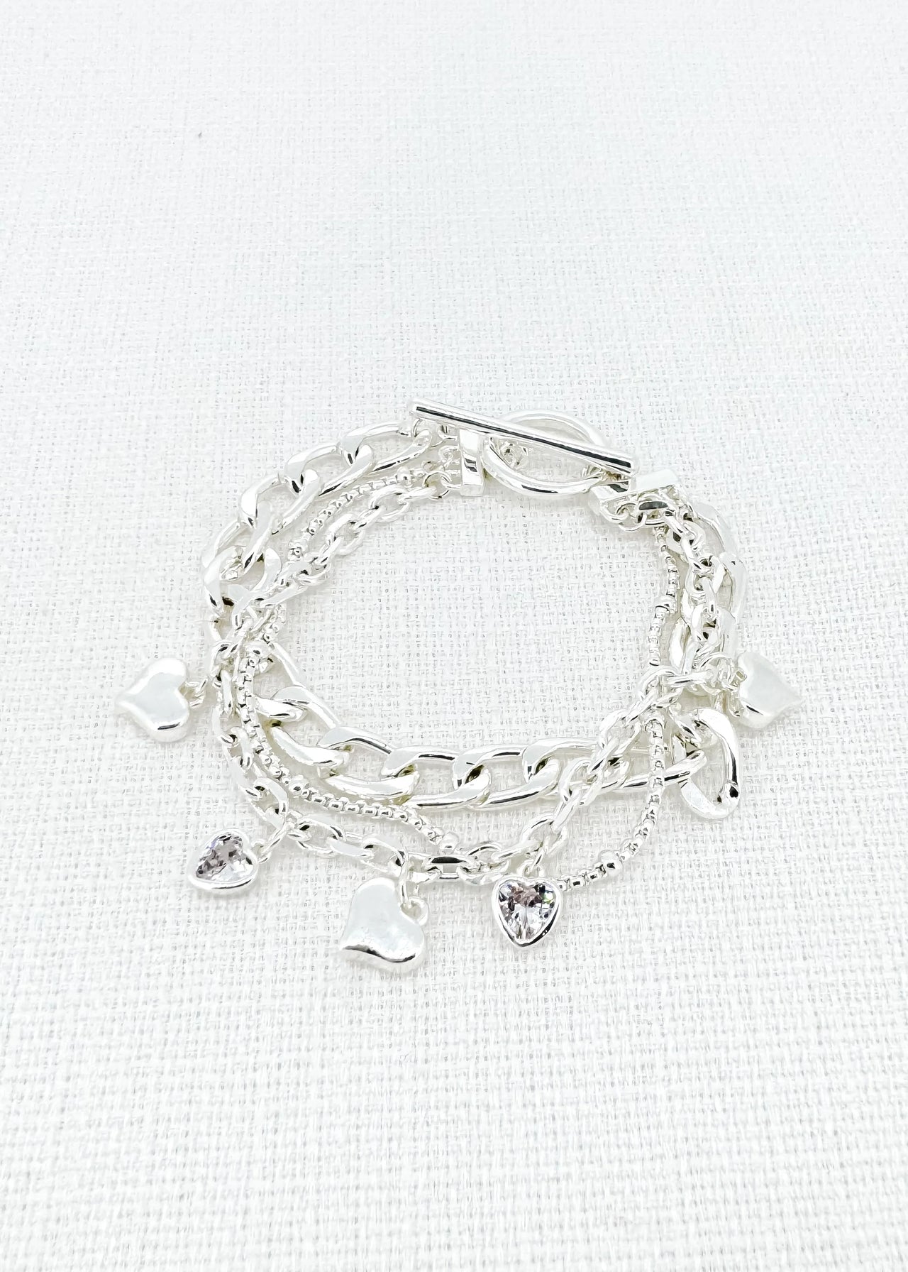Envy Silver Layer Chain Bracelet