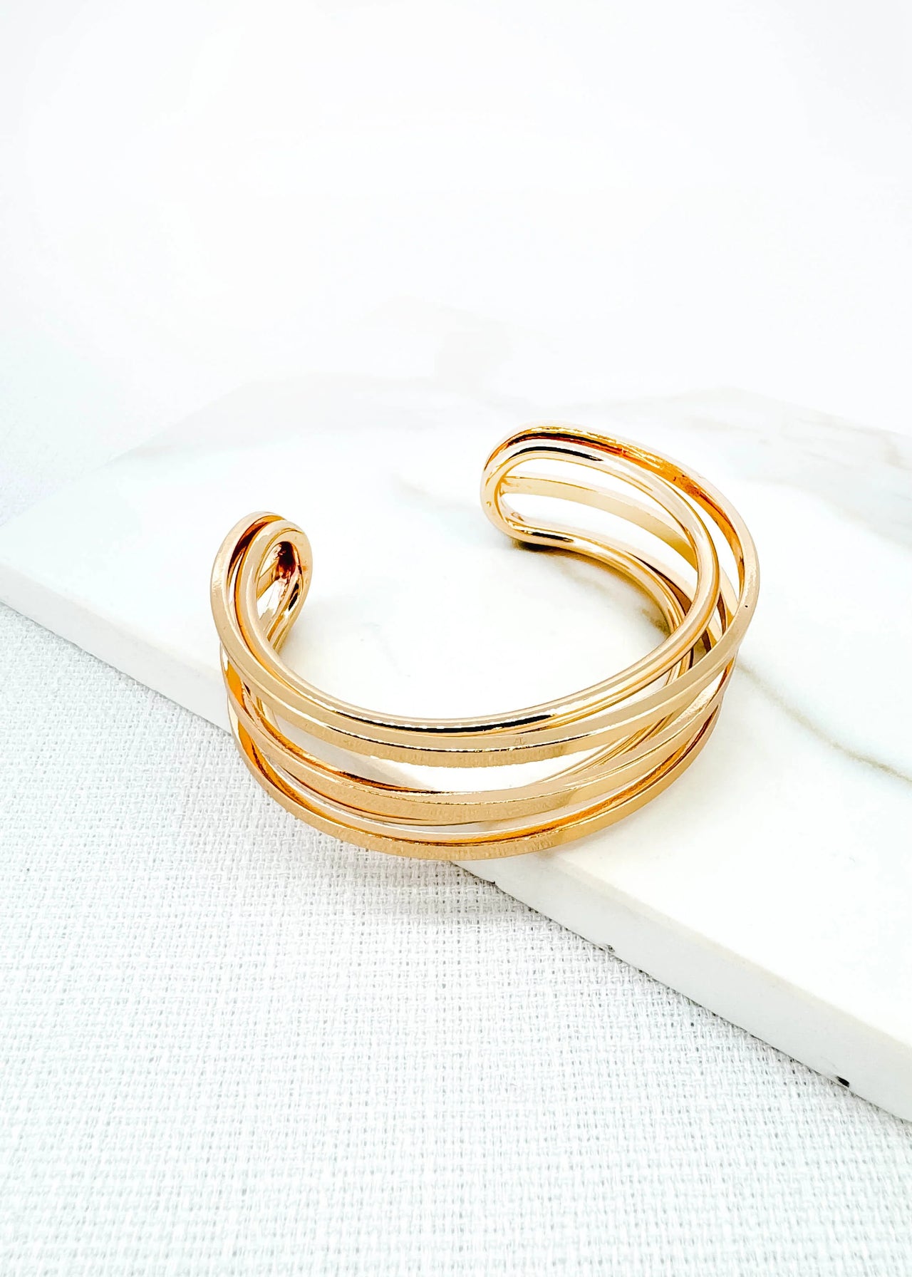 Envy Gold Cuff Bangle Bracelet