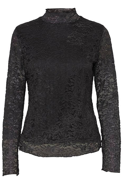 B Young SATU Top - Black Mix