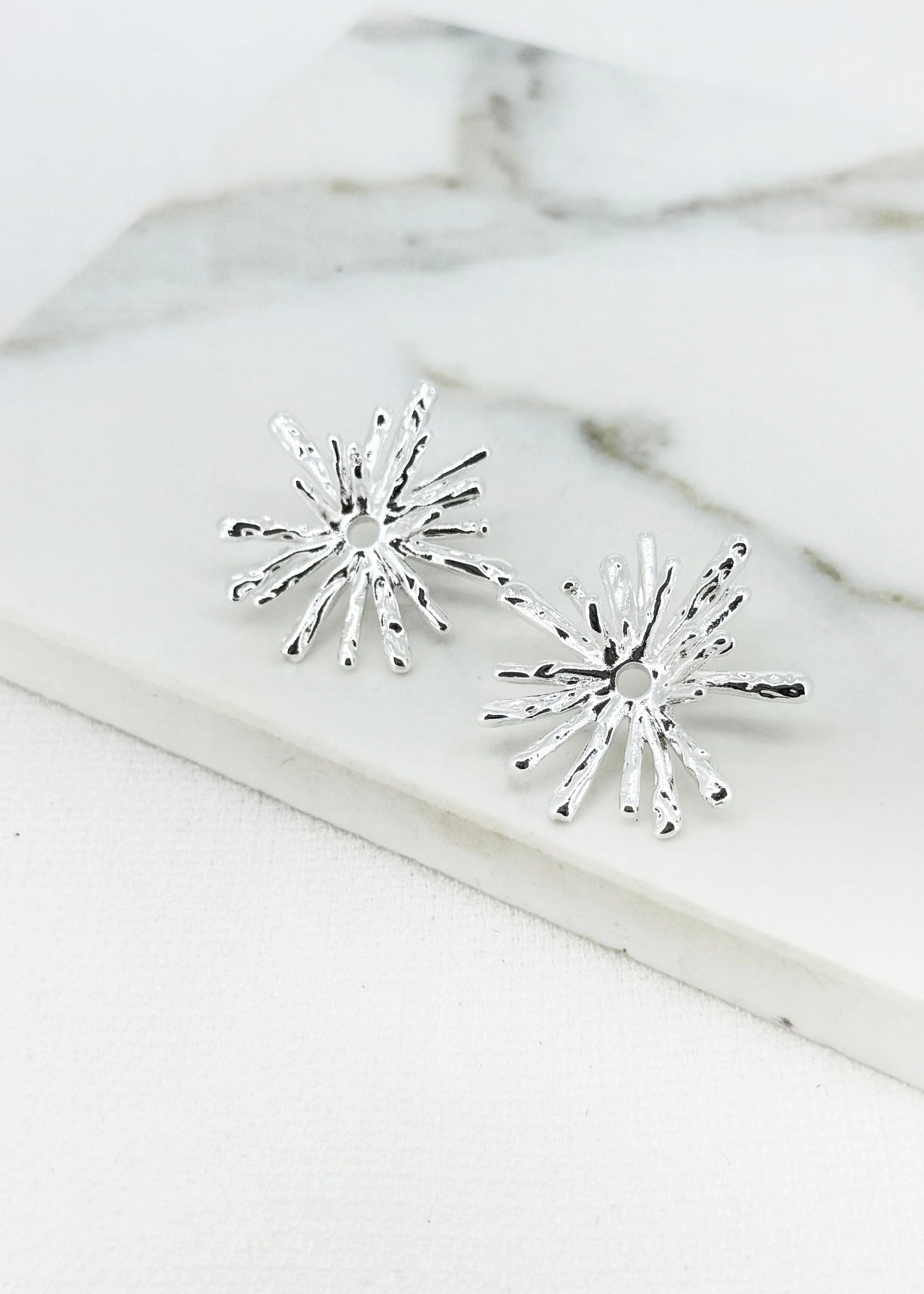 Envy Star Burst Earring Silver