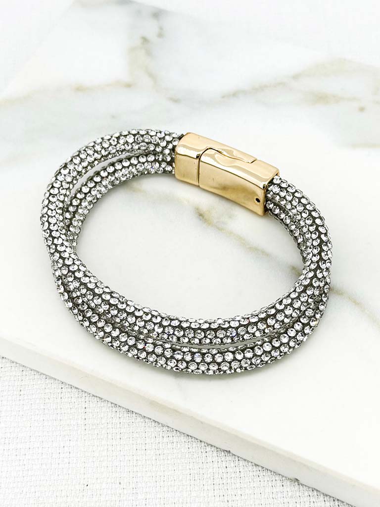 Envy Diamante Bracelet Silver
