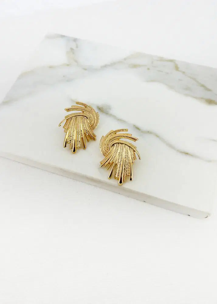 Envy Stud Earring Gold