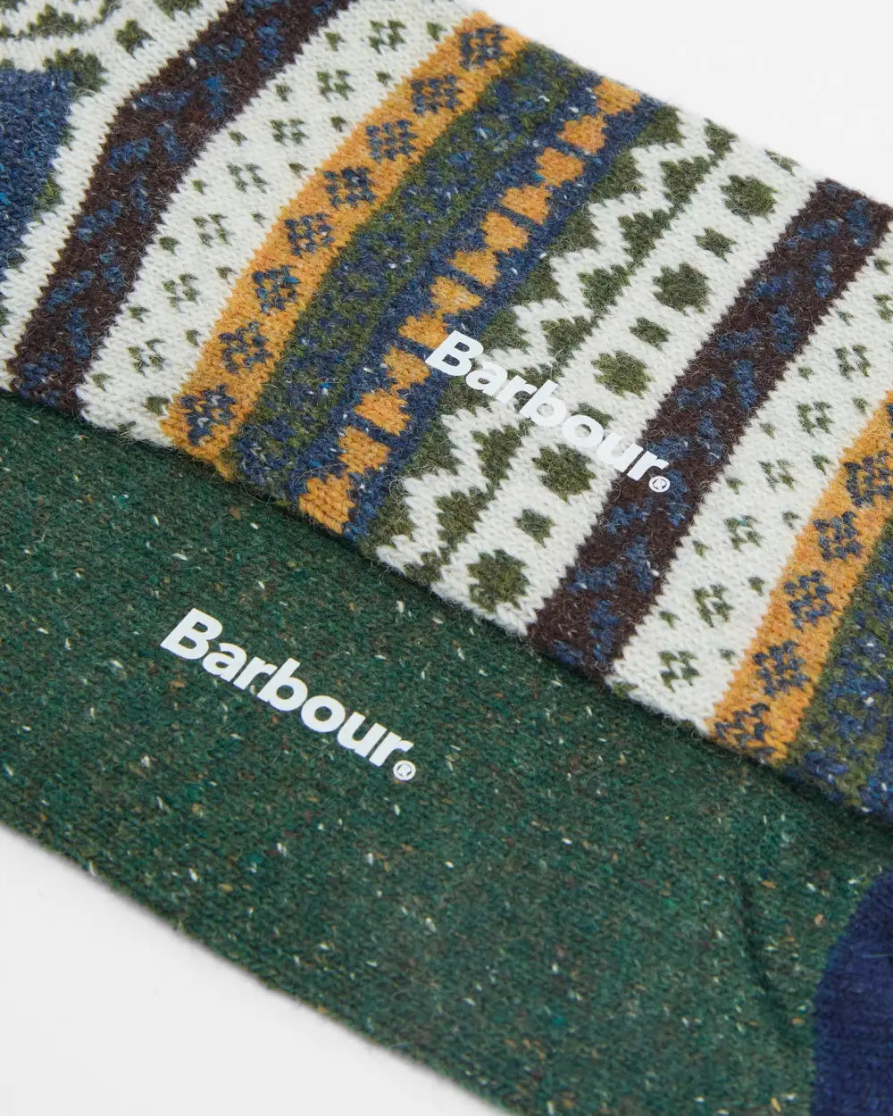 Barbour Fair Isle Sock 2 Pack - Classic Mix