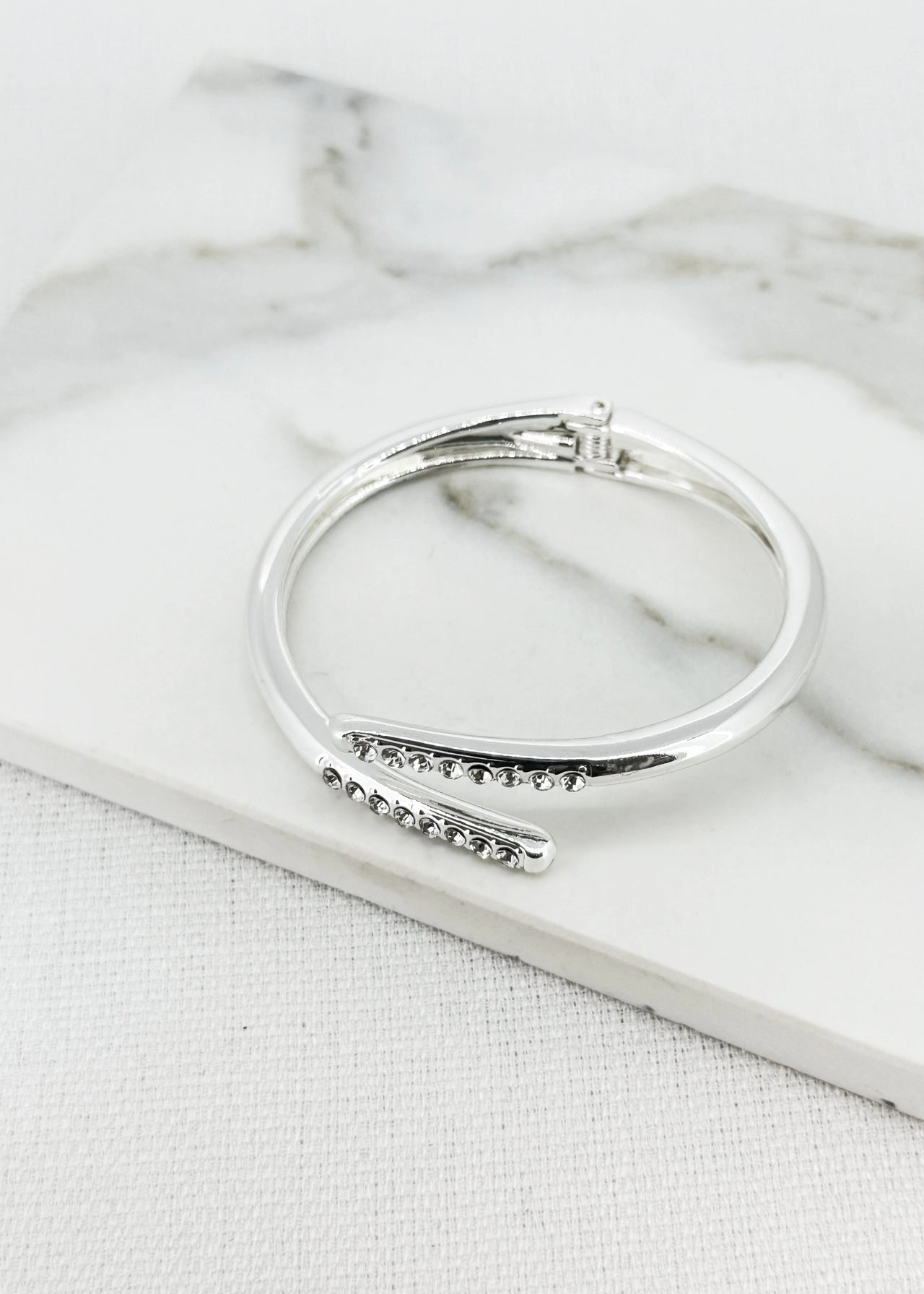 Envy Silver Bangle Bracelet