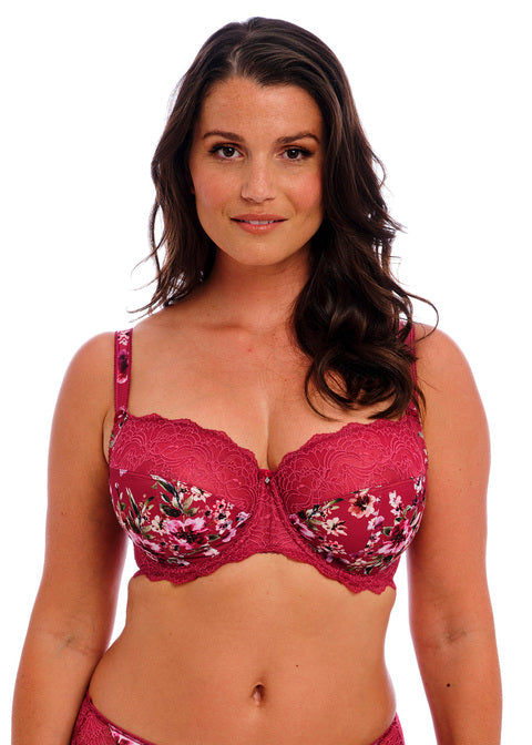 Fantasie Lucia Uderwired Side Support Bra - Cherry