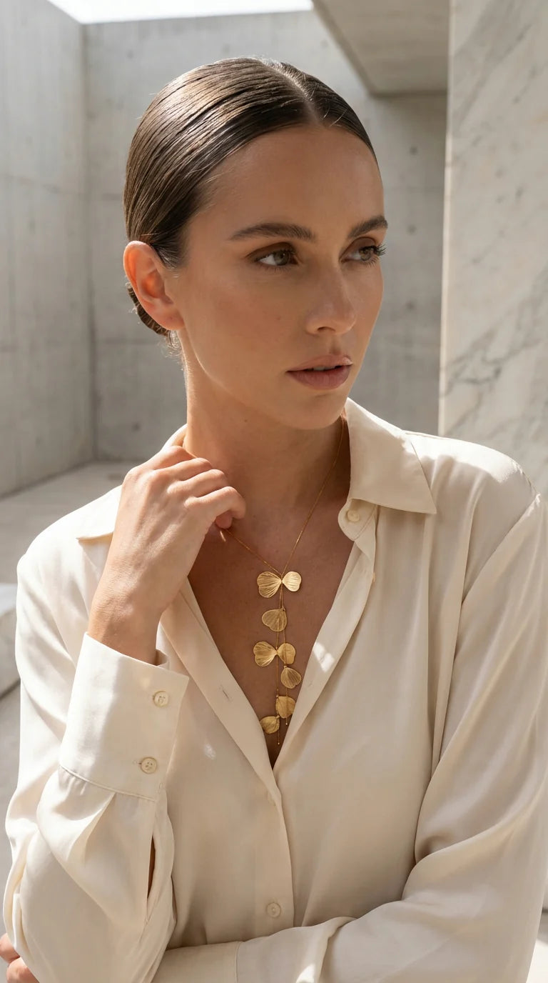 Envy Gold Flower Necklace