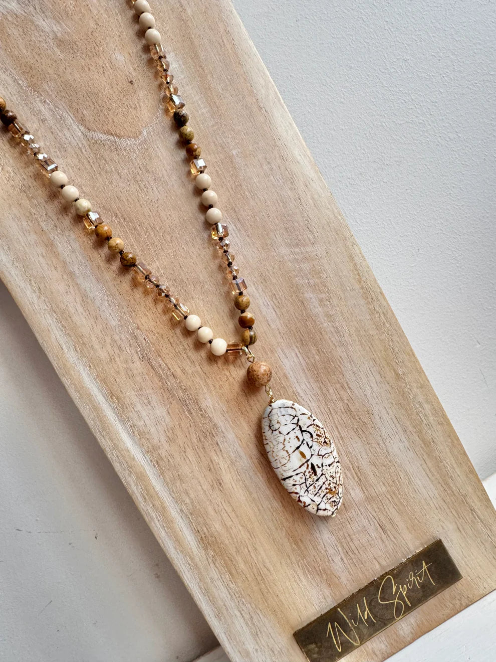 Wild Spirit Cream Coco Necklace