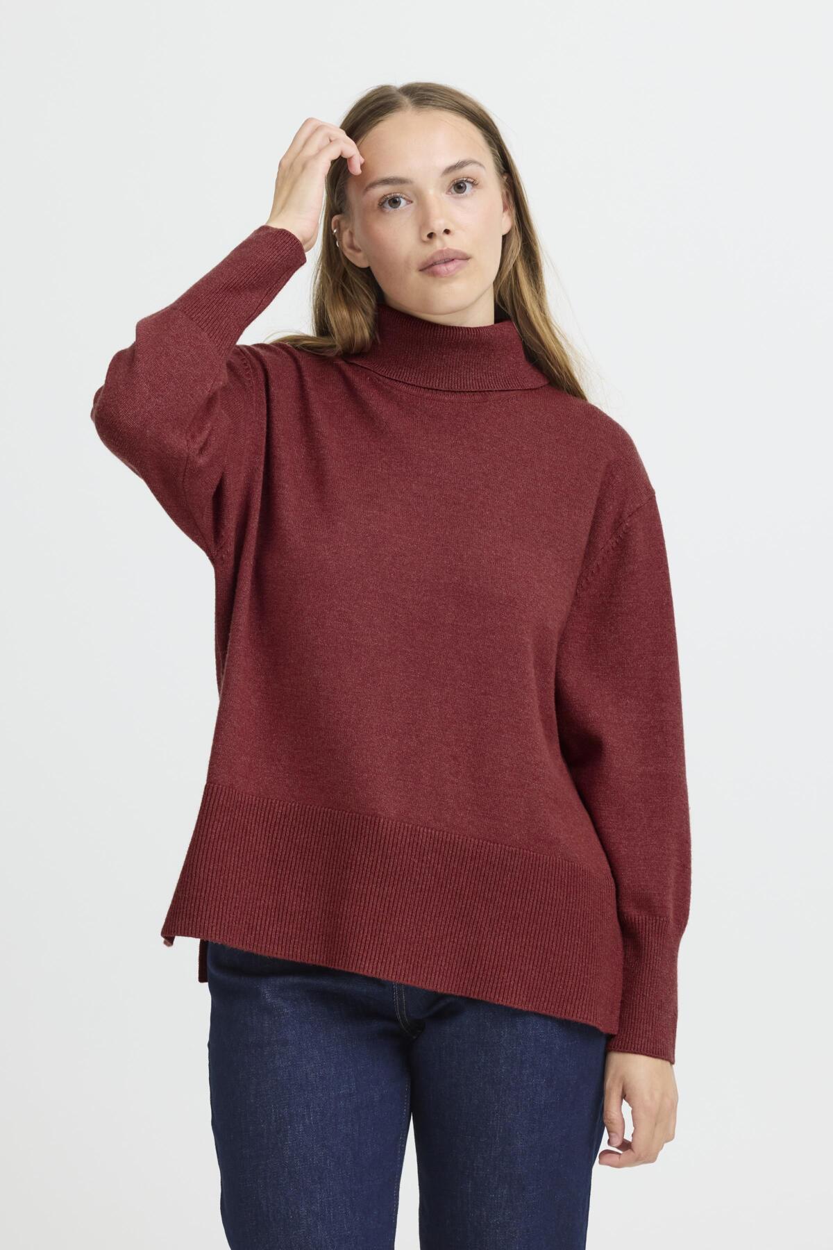 Pulz Jeans STEFFI Jumper - Spiced Apple Melange