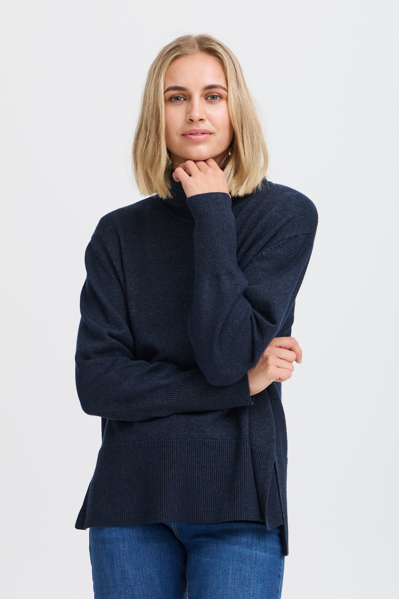 Pulz Jeans STEFFI Jumper - Dark Sapphire