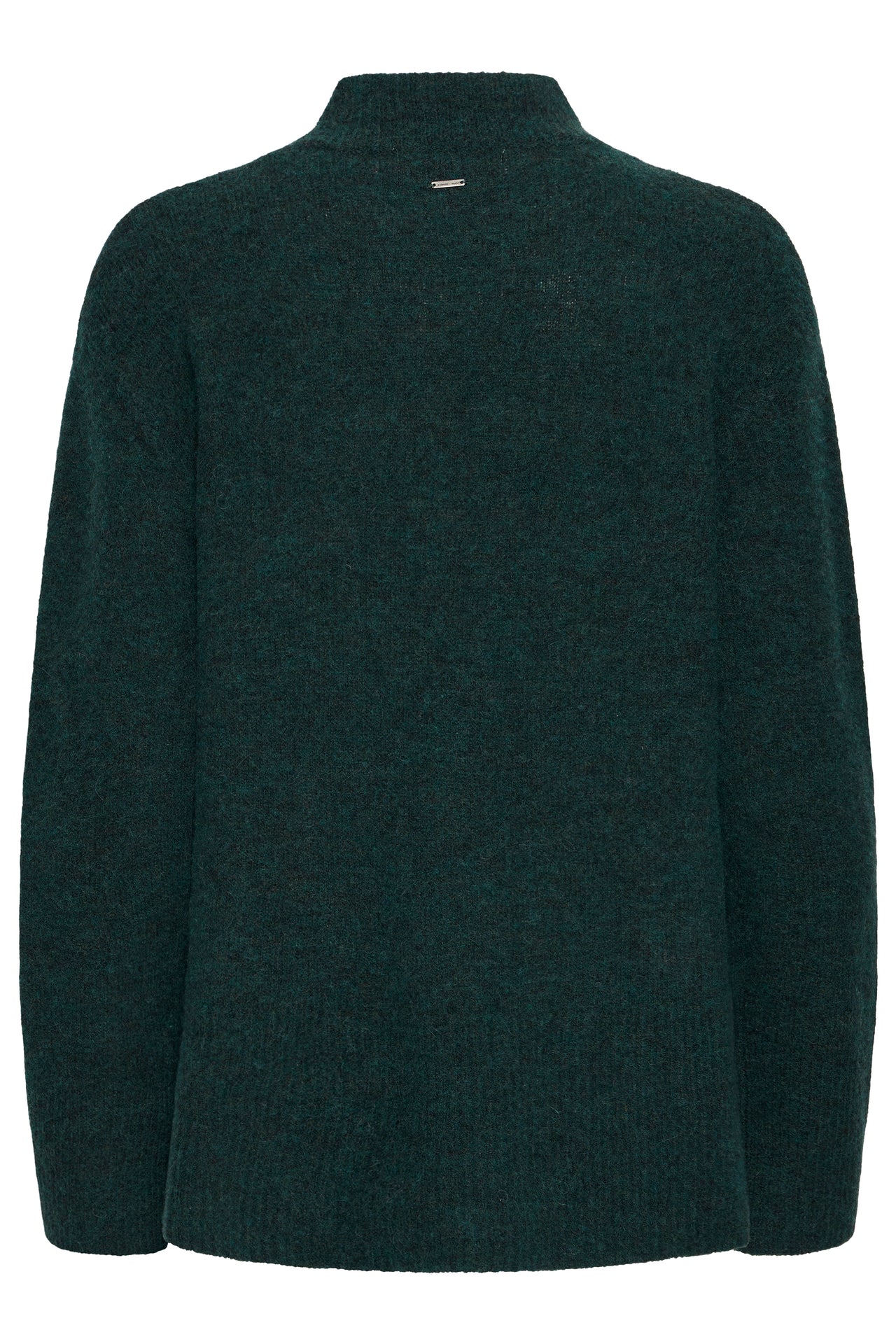 Pulz Jeans Astra Turtleneck Jumper - Green Gables Melange