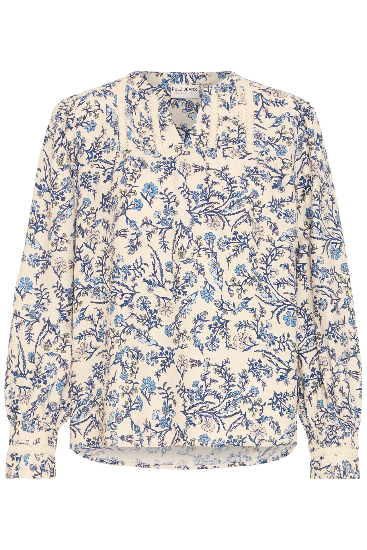 Pulz Abrina Blouse - Della Robbia Blue