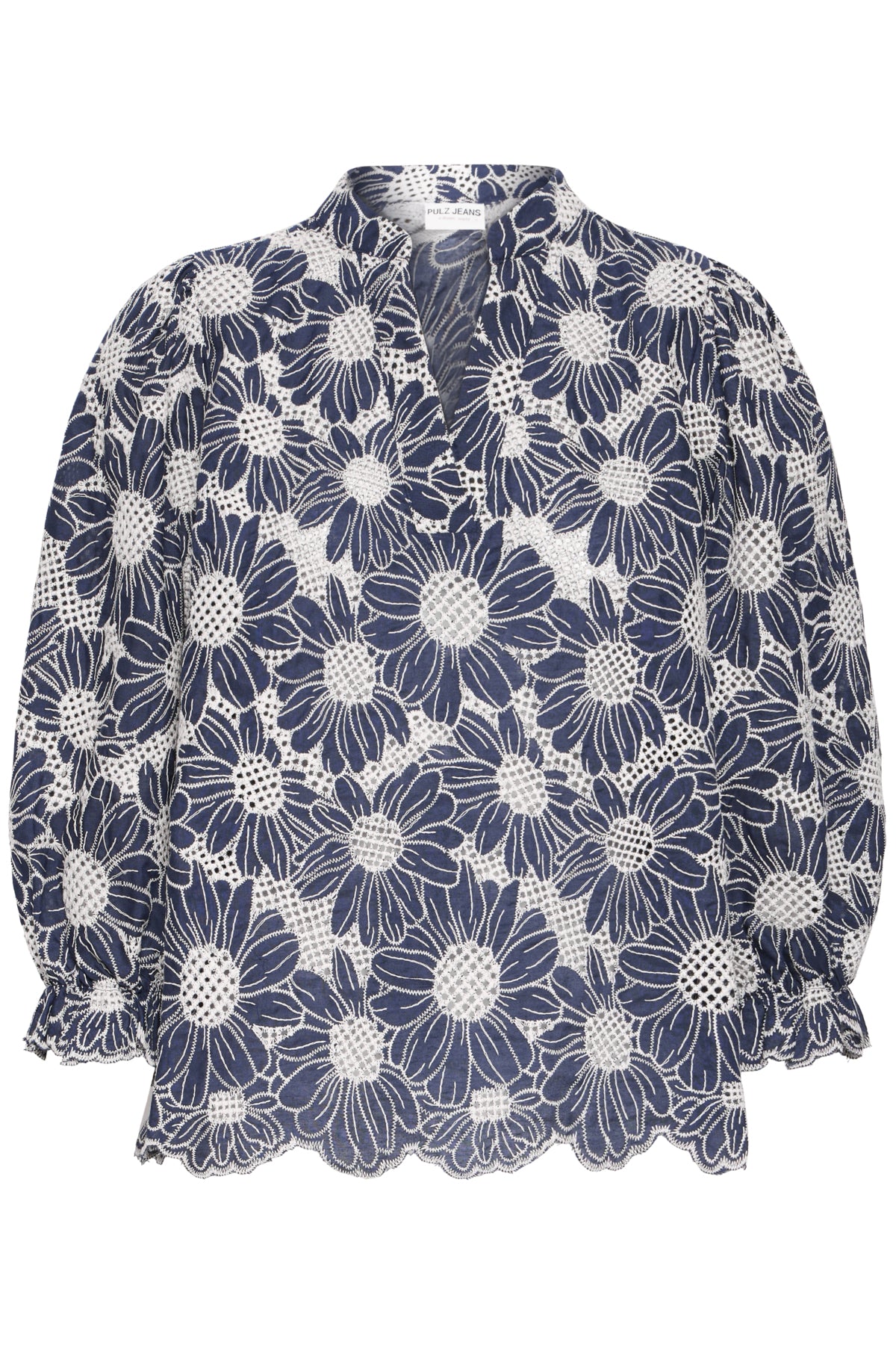 Pulz Adele Blouse - Dark Sapphire
