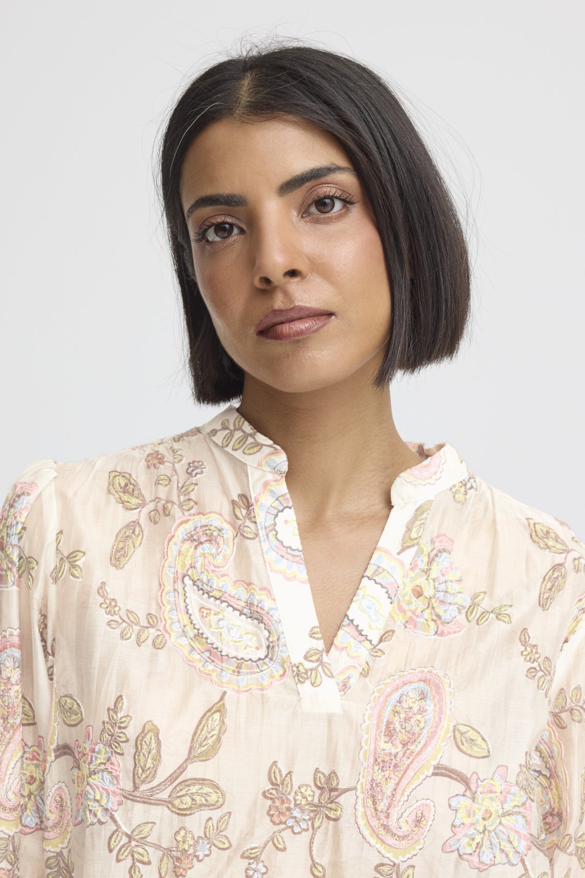 Pulz Jeans Beckett Blouse - Cloud Dancer