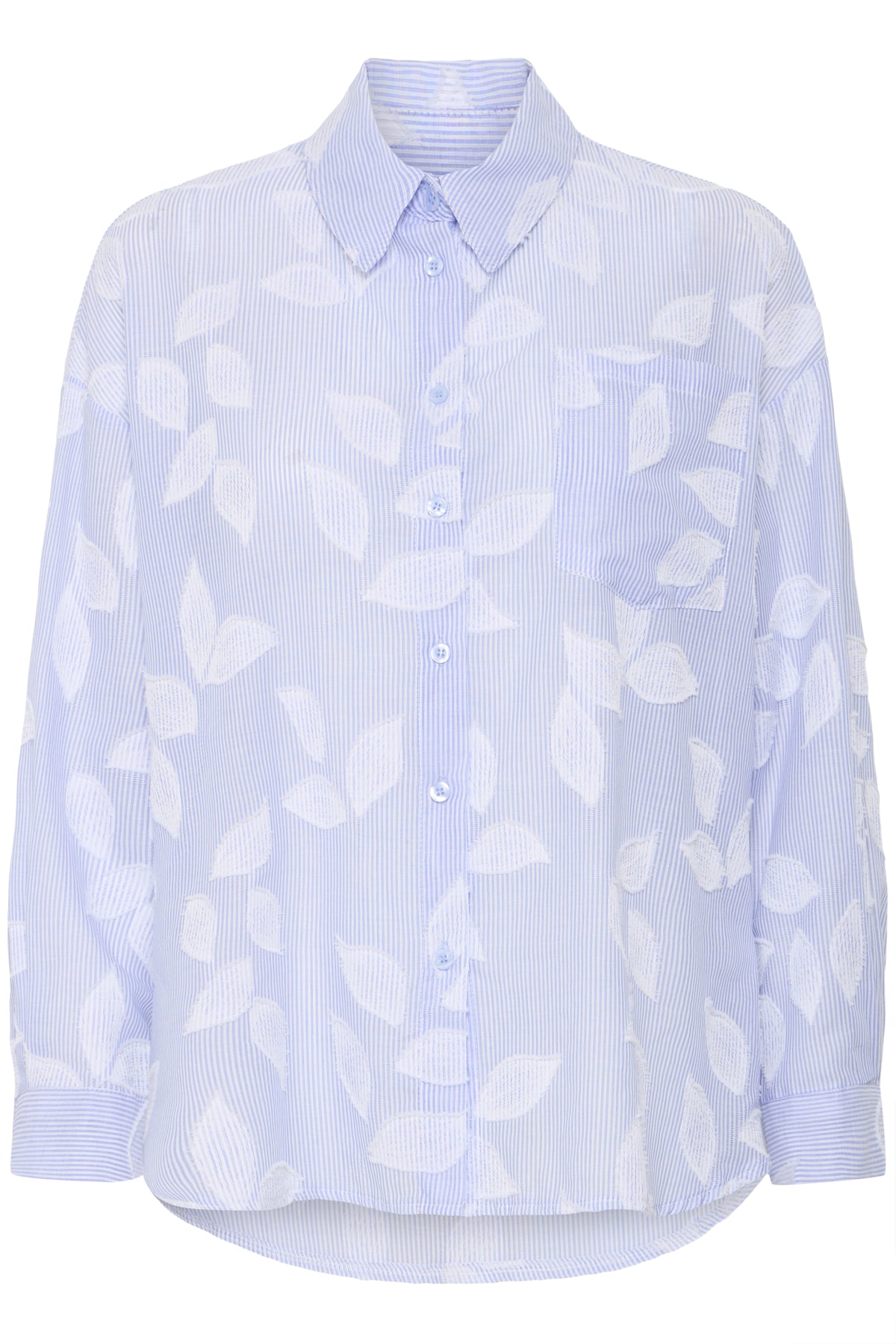 Pulz Woven Adrina Shirt - Kentucky Blue