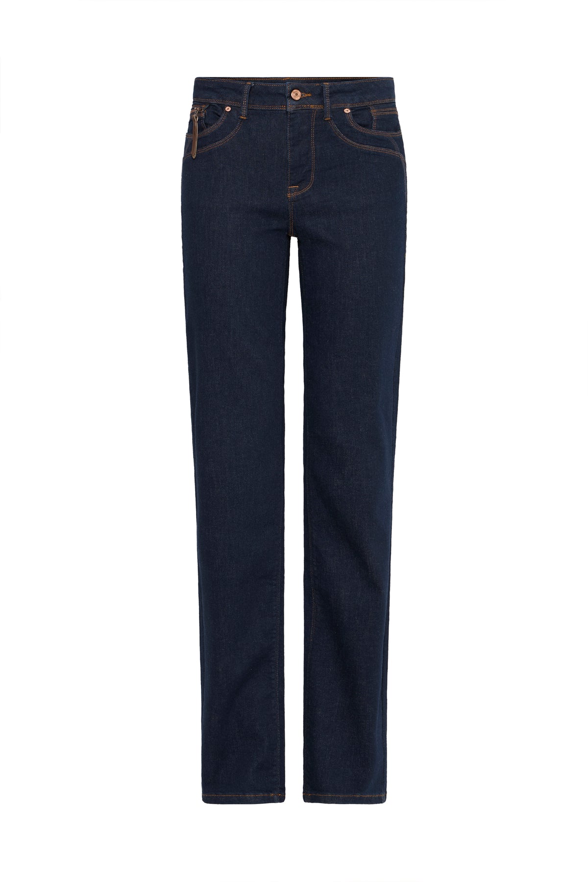Pulz Jeans KAROLINA Straight Leg Jeans - Un-Washed Denim