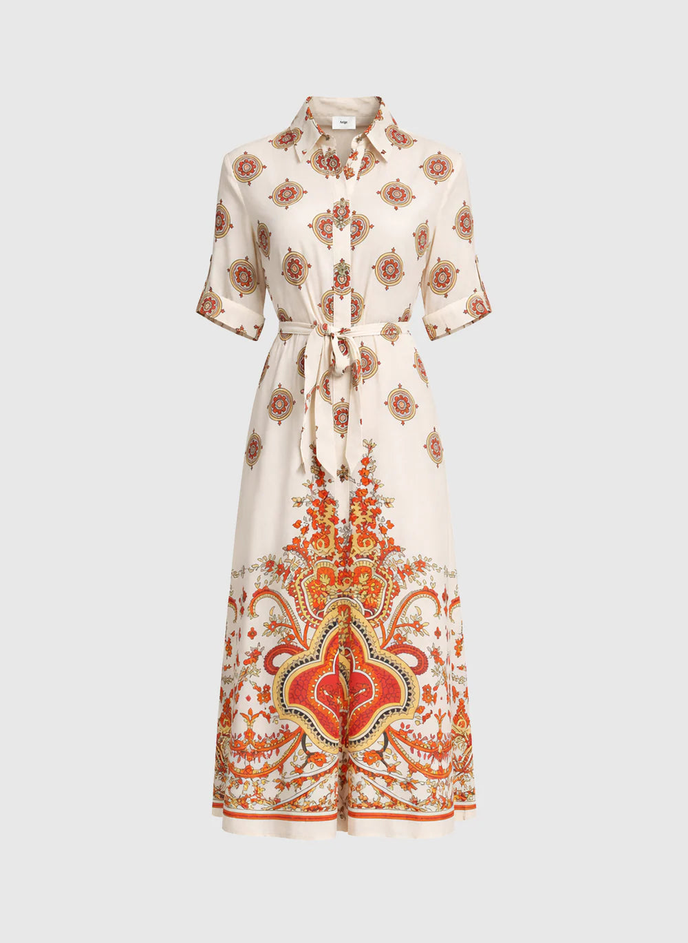 Ange Paris Orange OVINTALA Dress