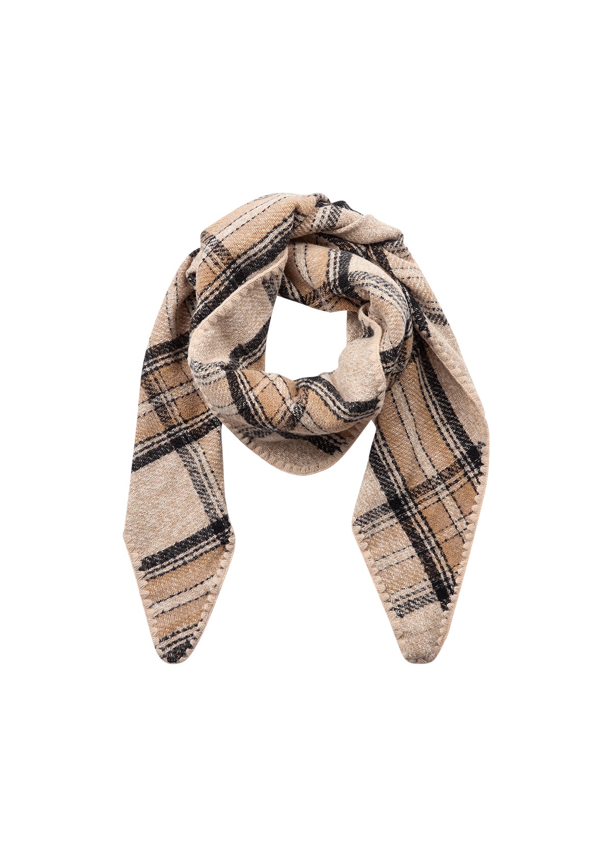 Soya Concept IDALINE Scarf - Sand Combi