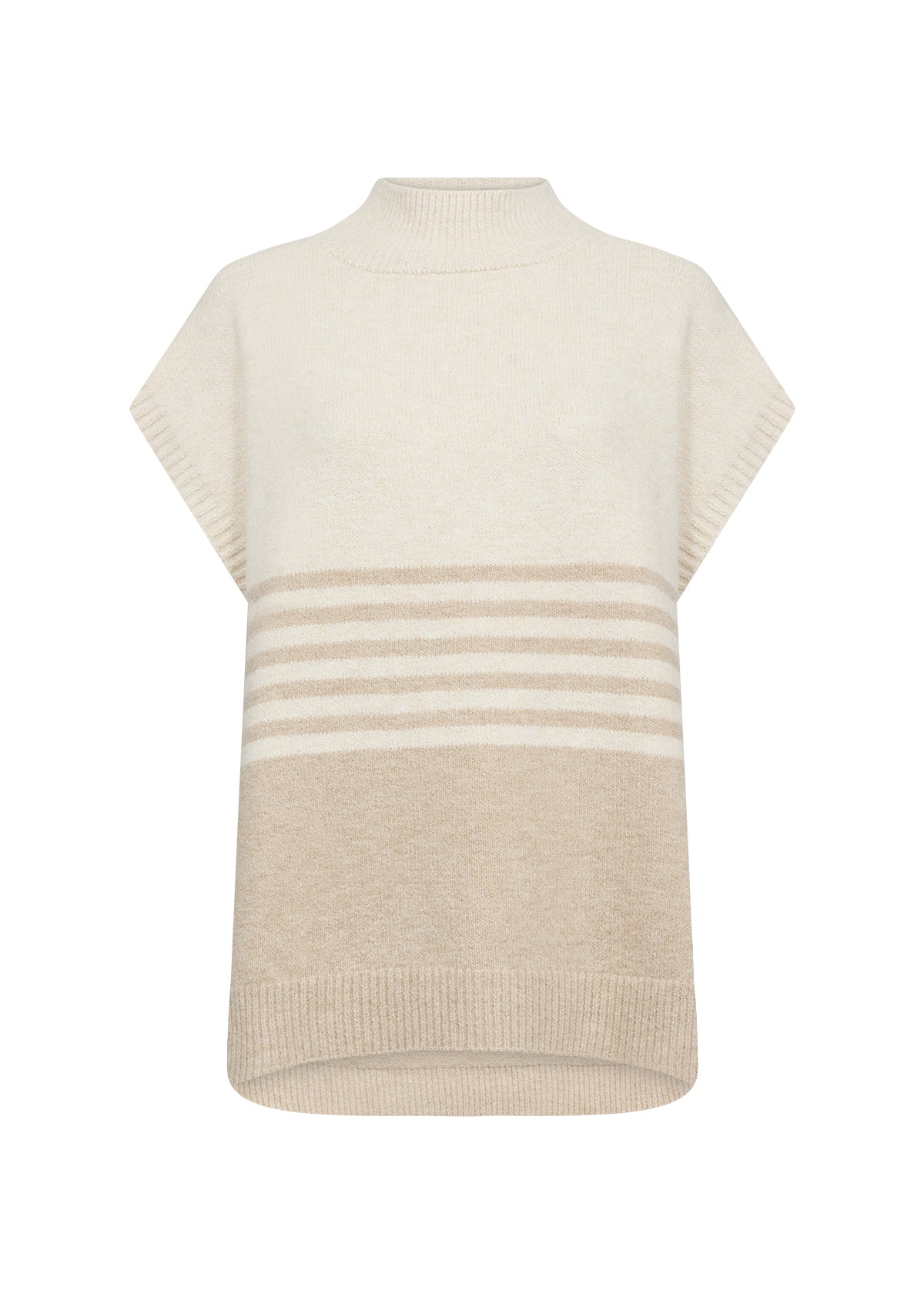 Soya Concept SELVI Sleeveless Jumper - Sand Melange