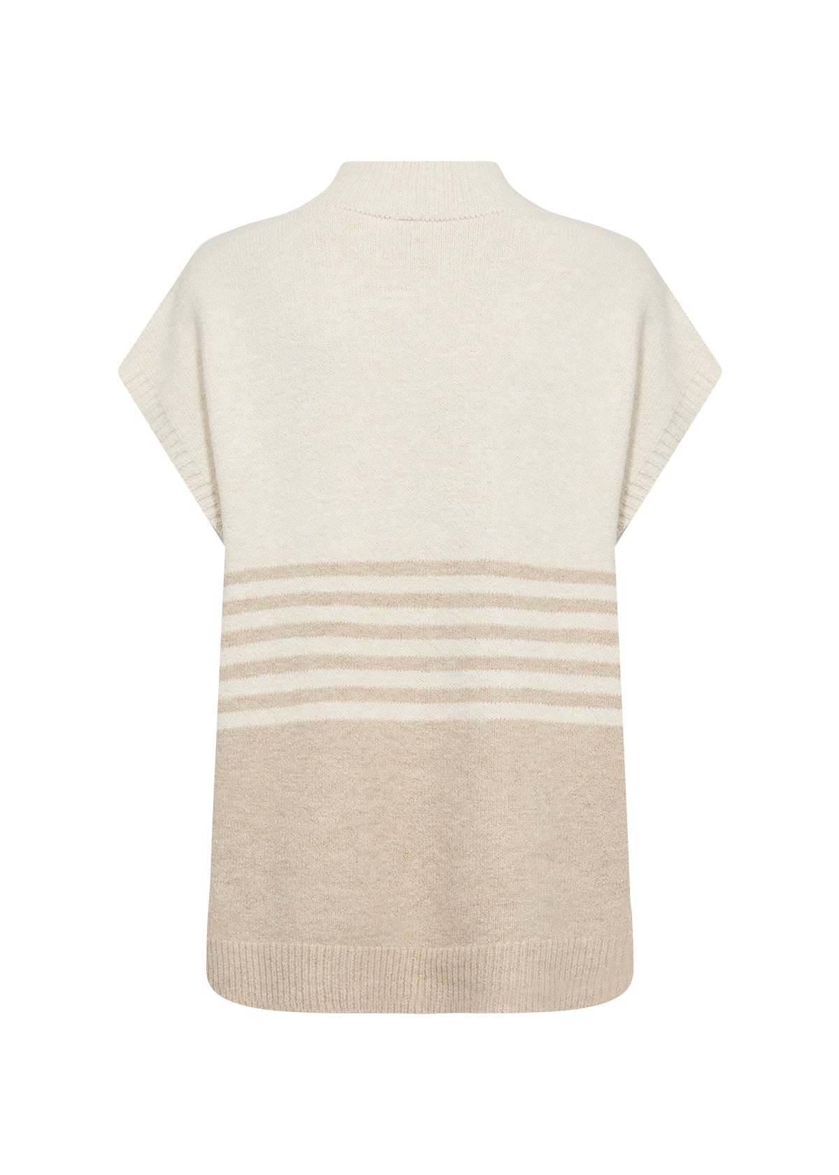 Soya Concept SELVI Sleeveless Jumper - Sand Melange