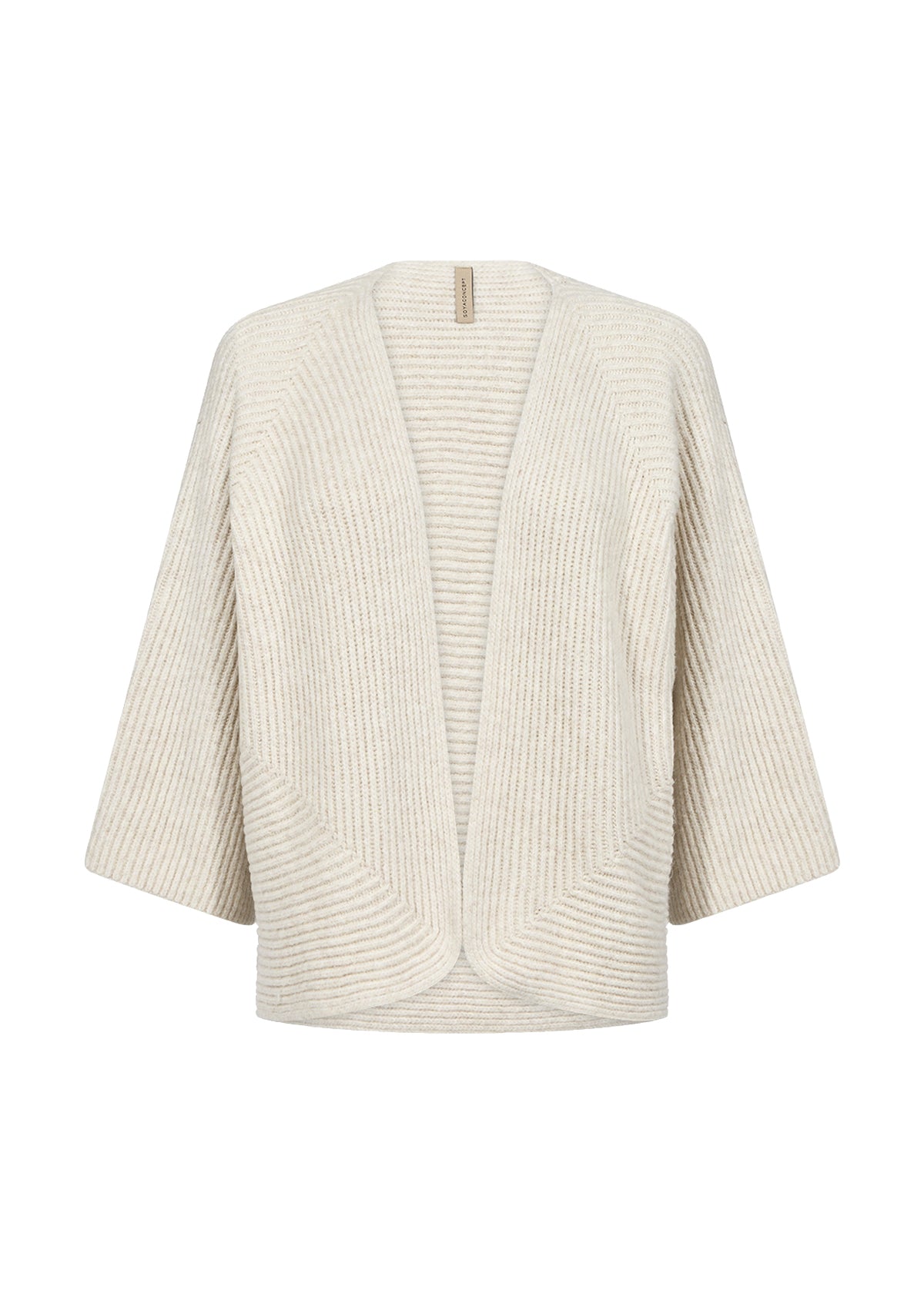 Soya Concept SELEEN Waistcoat - Cream Melange