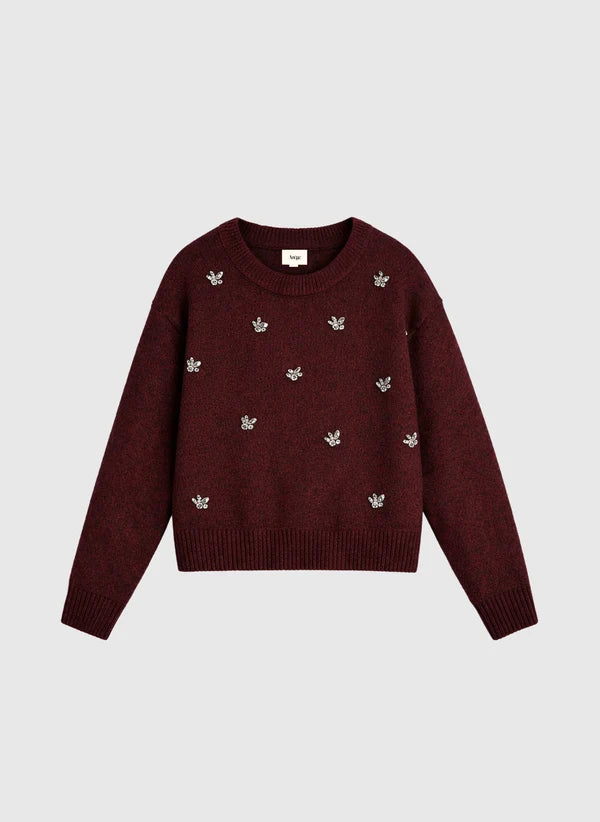 Ange Nelissa Jumper - Burgundy