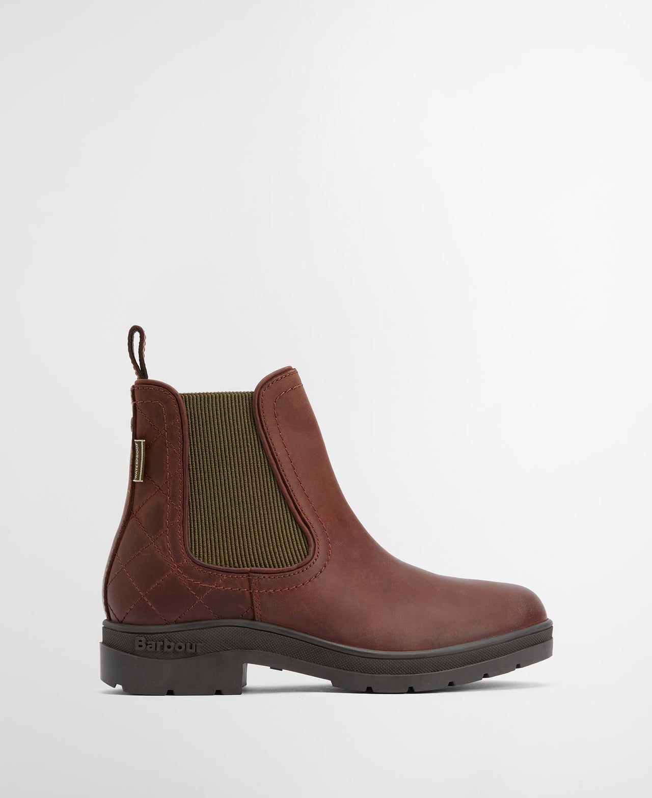 Barbour Amble Chelsea Boots - Mahogany/Chocolate Nubuck
