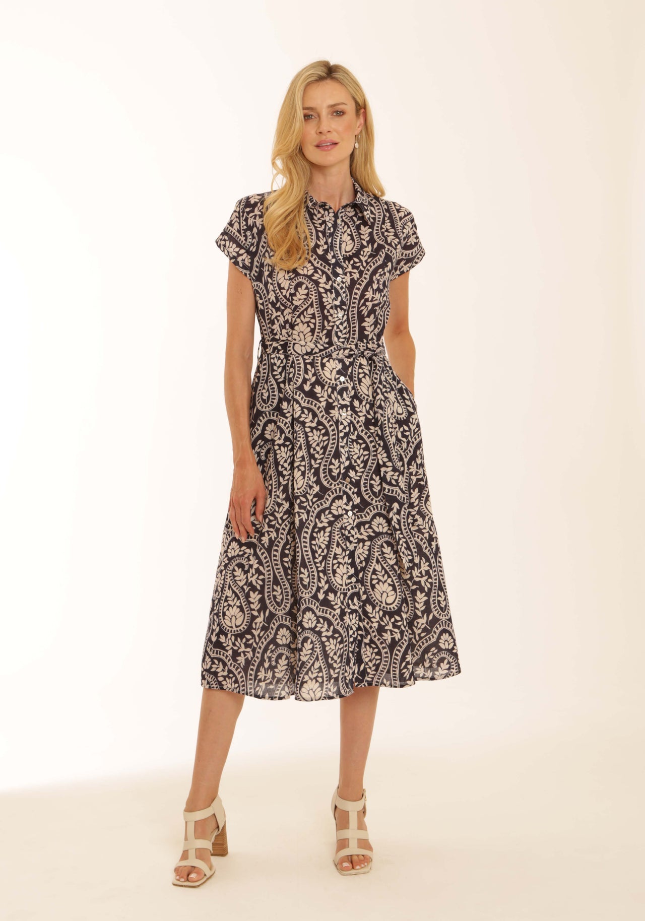Pomodoro Dress - Navy