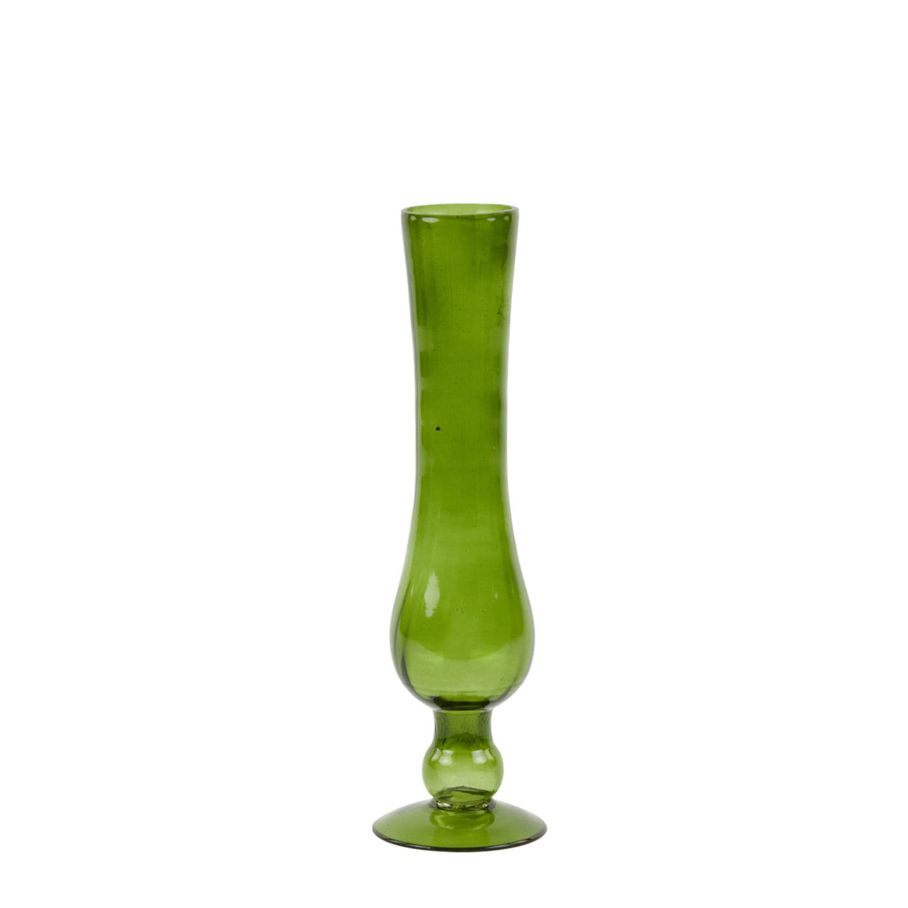 Light & Living BARIRO Glass Vase - Olive Green