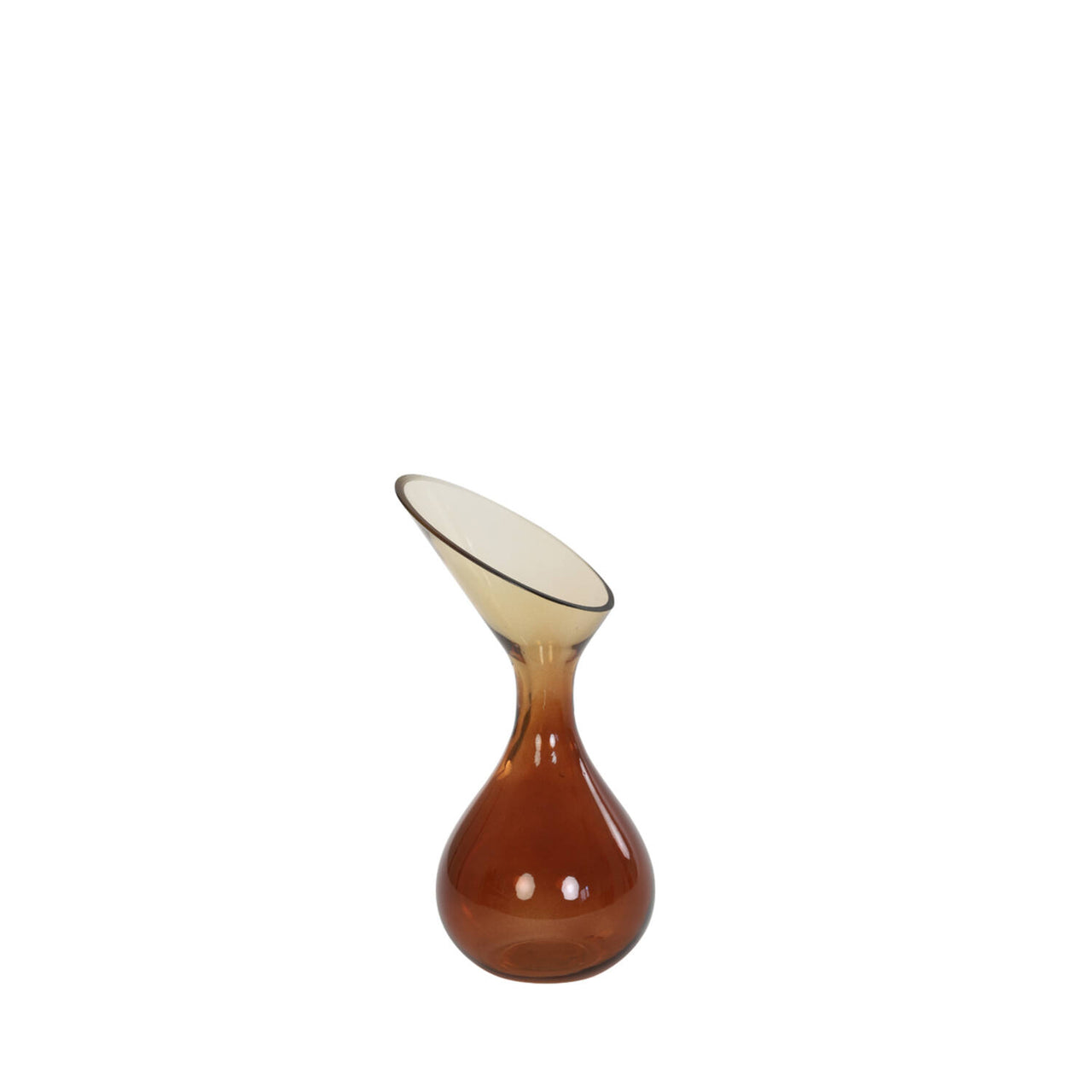 Light & Living HERLEY Glass Vase - Brown